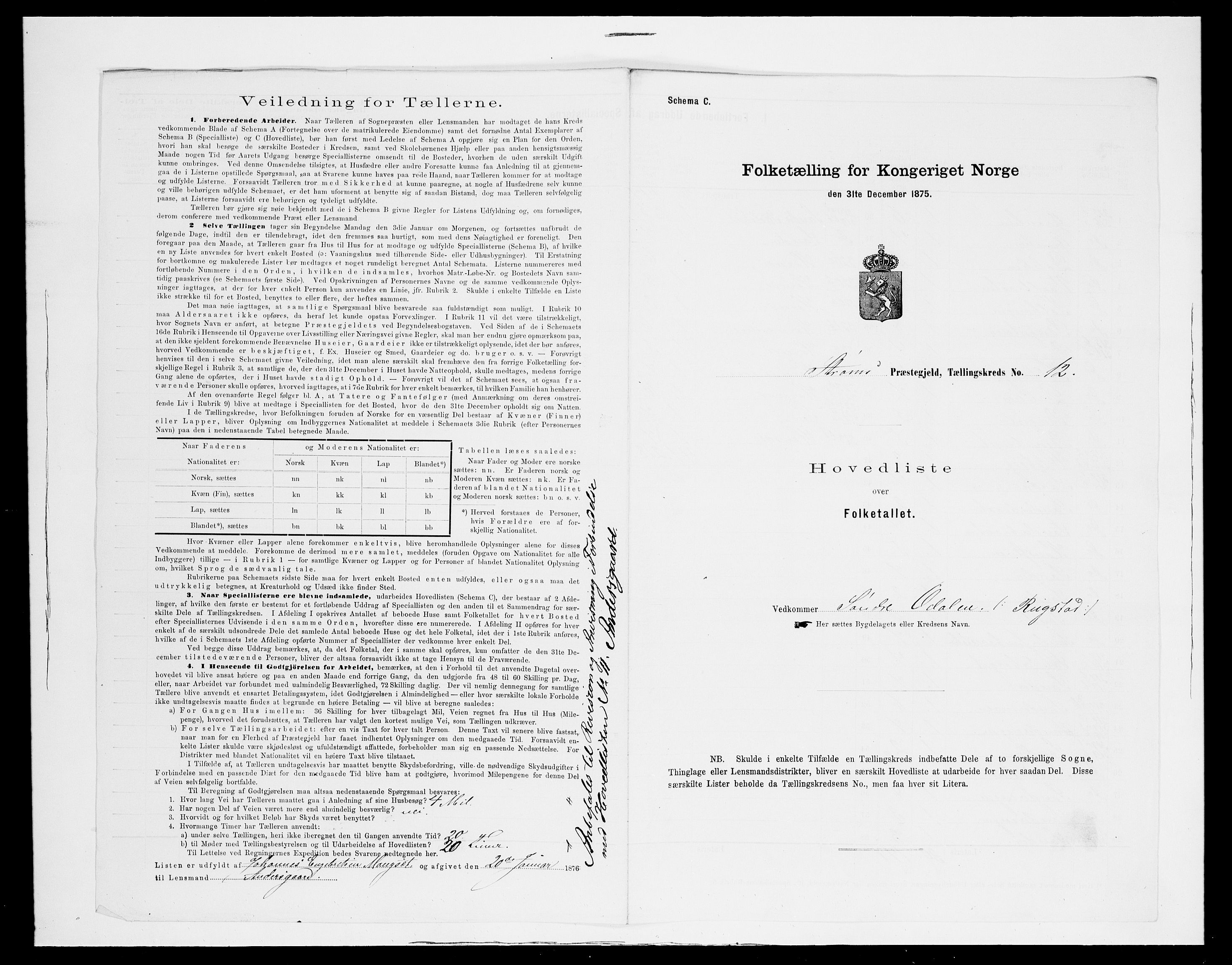 SAH, 1875 census for 0419P Sør-Odal, 1875, p. 51