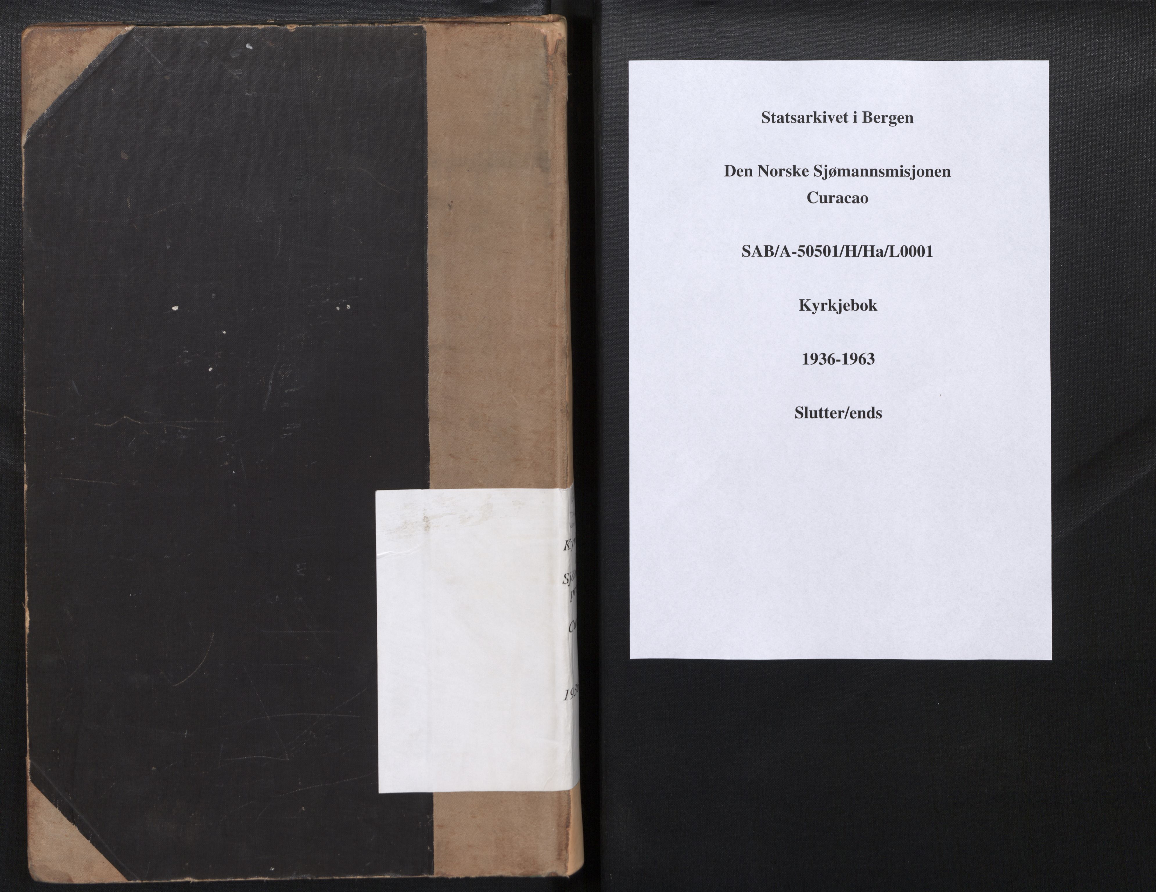 Den norske sjømannsmisjon i utlandet/Curacao, AV/SAB-SAB/PA-0121/H/Ha/L0001: Parish register (official) no. A 1, 1936-1963