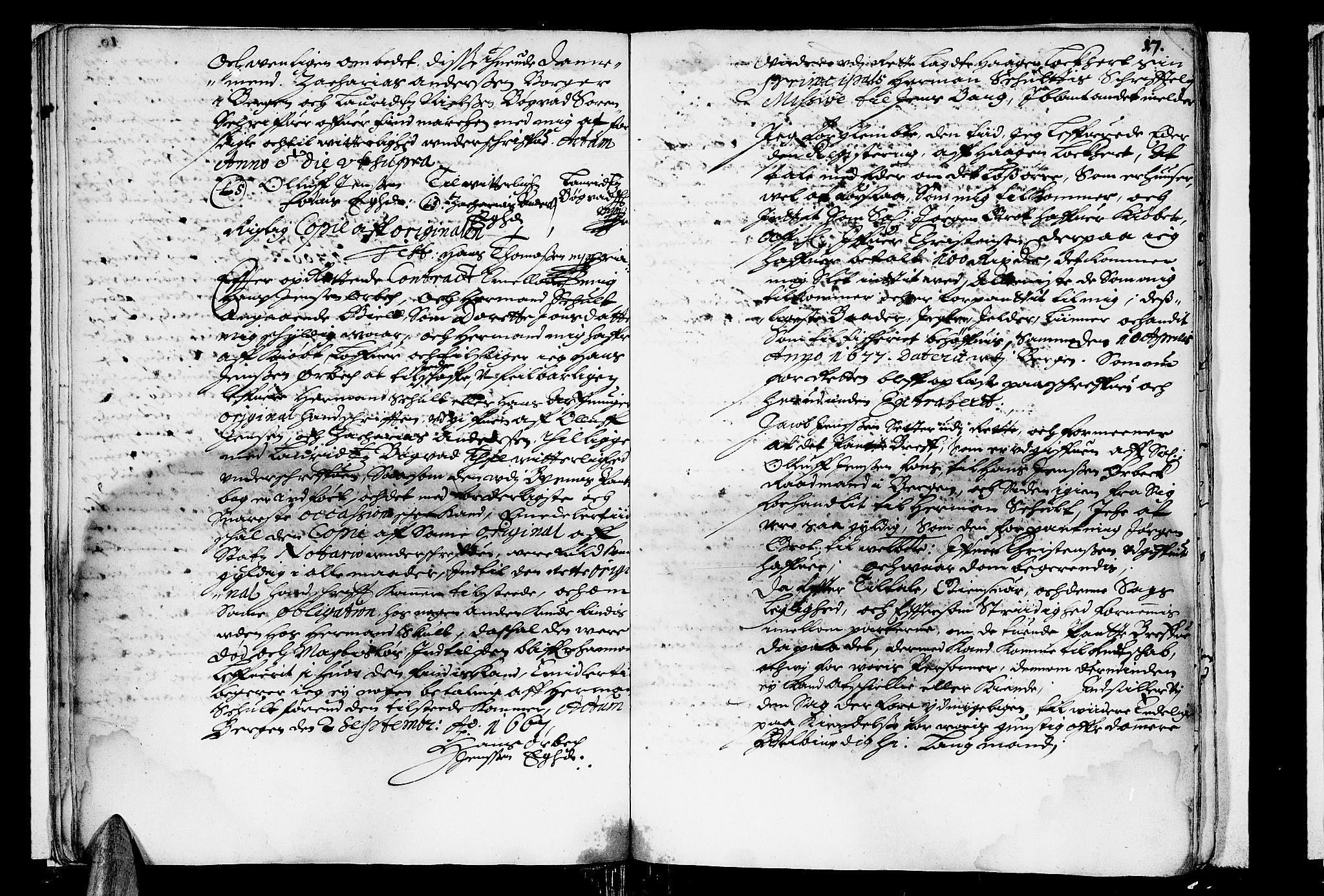 Finnmark sorenskriveri, AV/SATØ-S-0053/F/Fa/L0015: Justisprotokoller, 1677-1678, p. 16b-17a