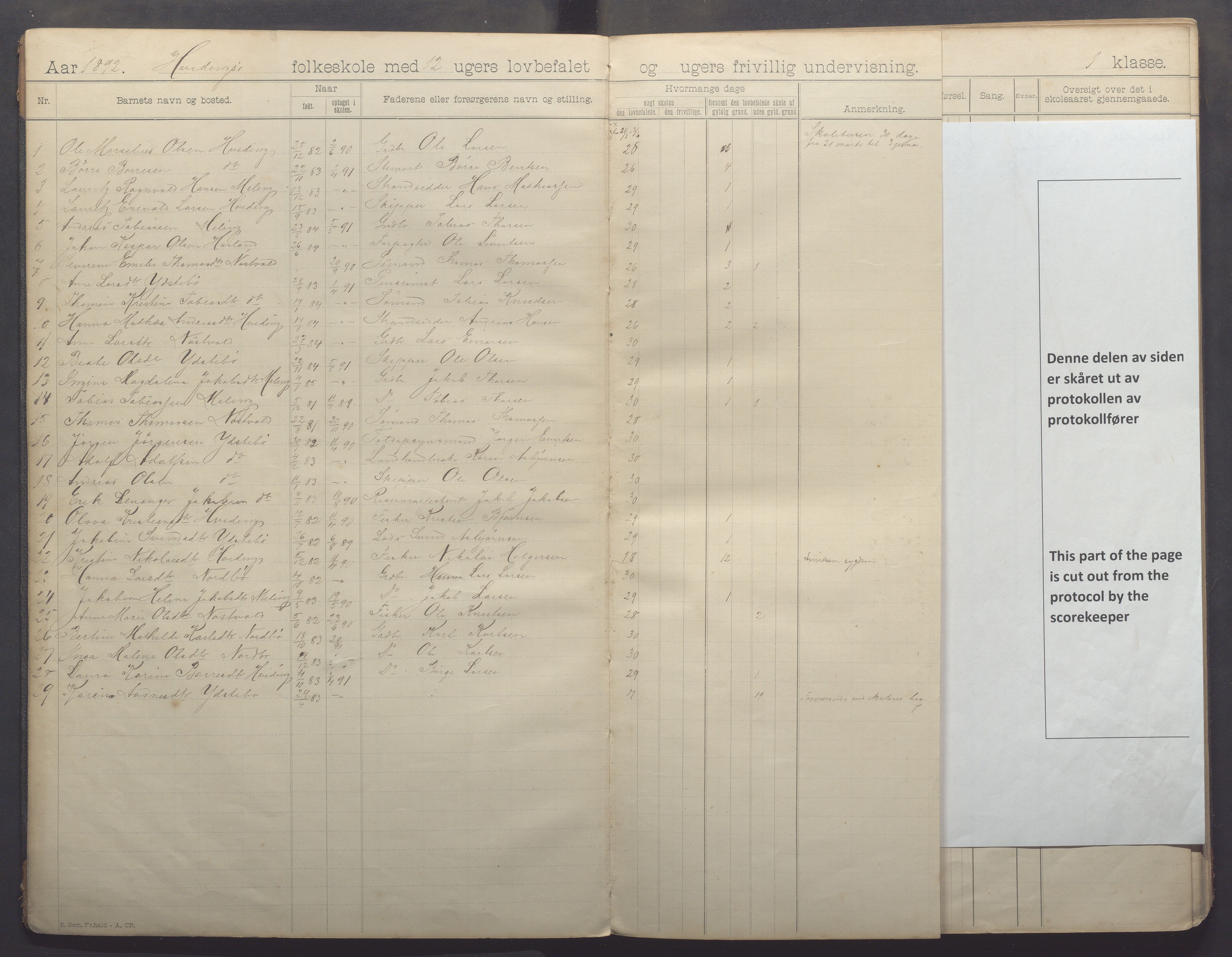 Kvitsøy kommune - Skolestyret, IKAR/K-100574/H/L0001: Skoleprotokoll, 1892-1896, p. 7