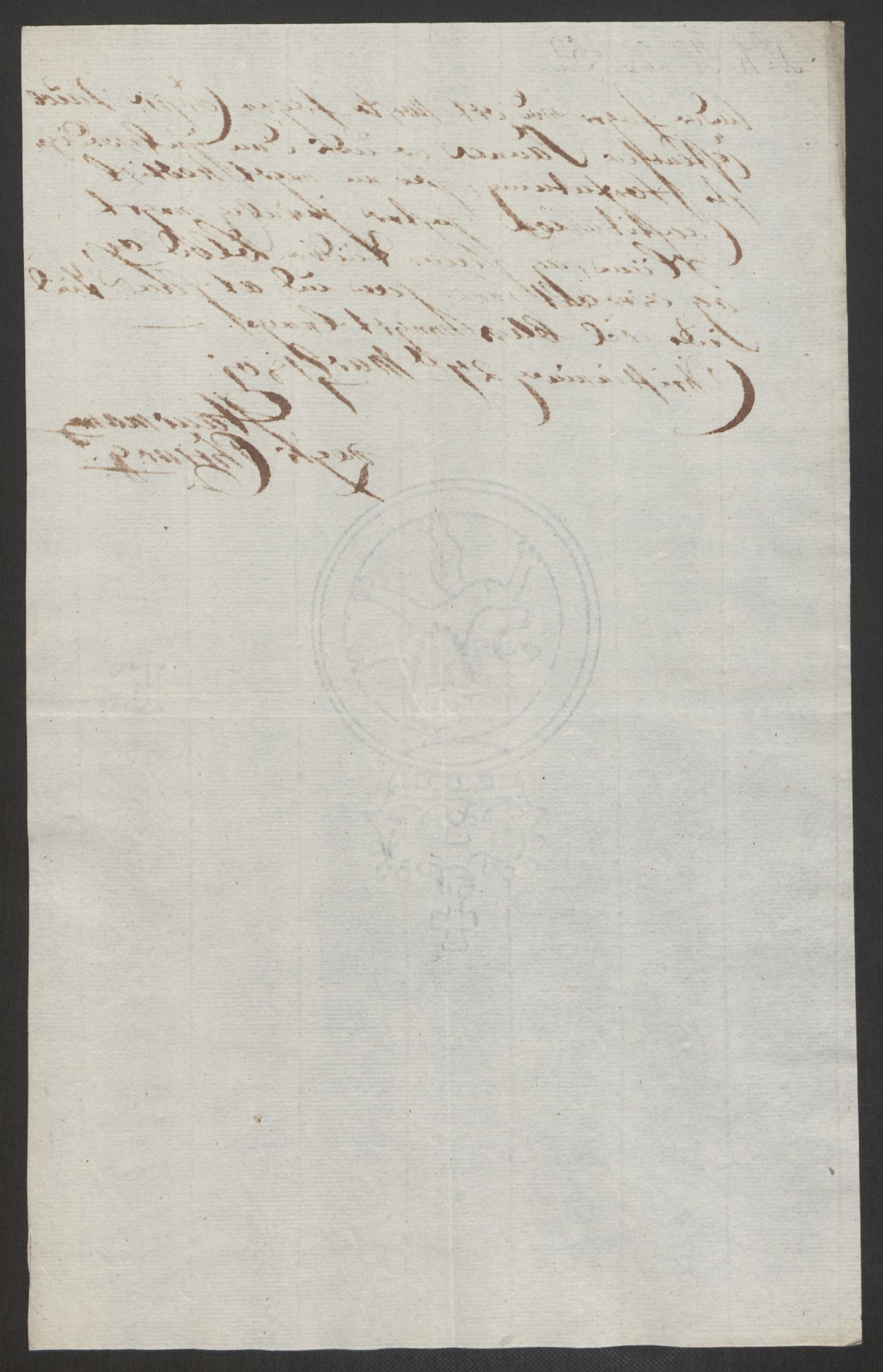 Forsvaret, Den norske kvesthuskasse/krigshospitalkasse, AV/RA-RAFA-1887/F/Fa/L0017: Innkomne brev:, 1782-1807, p. 801