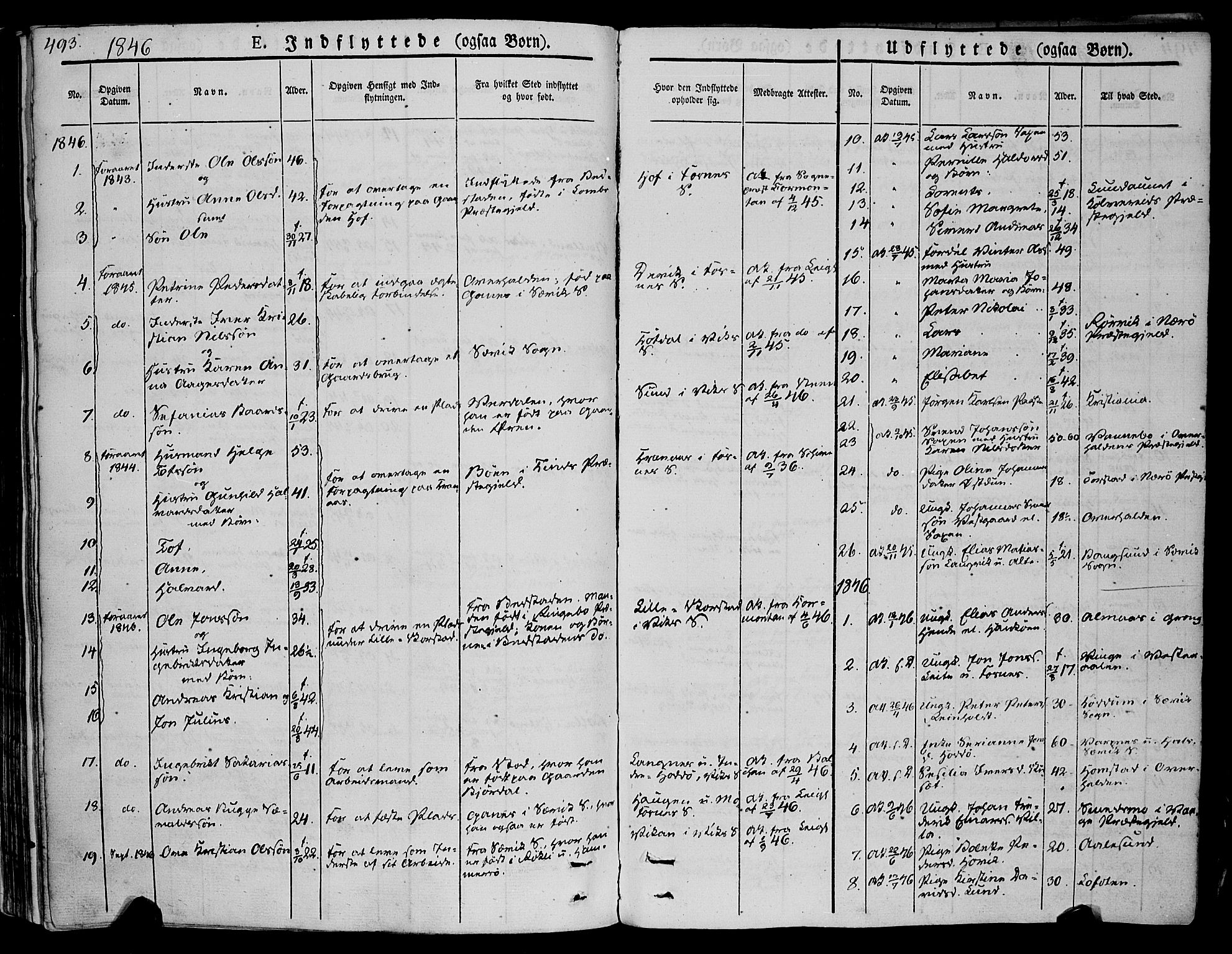 Ministerialprotokoller, klokkerbøker og fødselsregistre - Nord-Trøndelag, SAT/A-1458/773/L0614: Parish register (official) no. 773A05, 1831-1856, p. 493