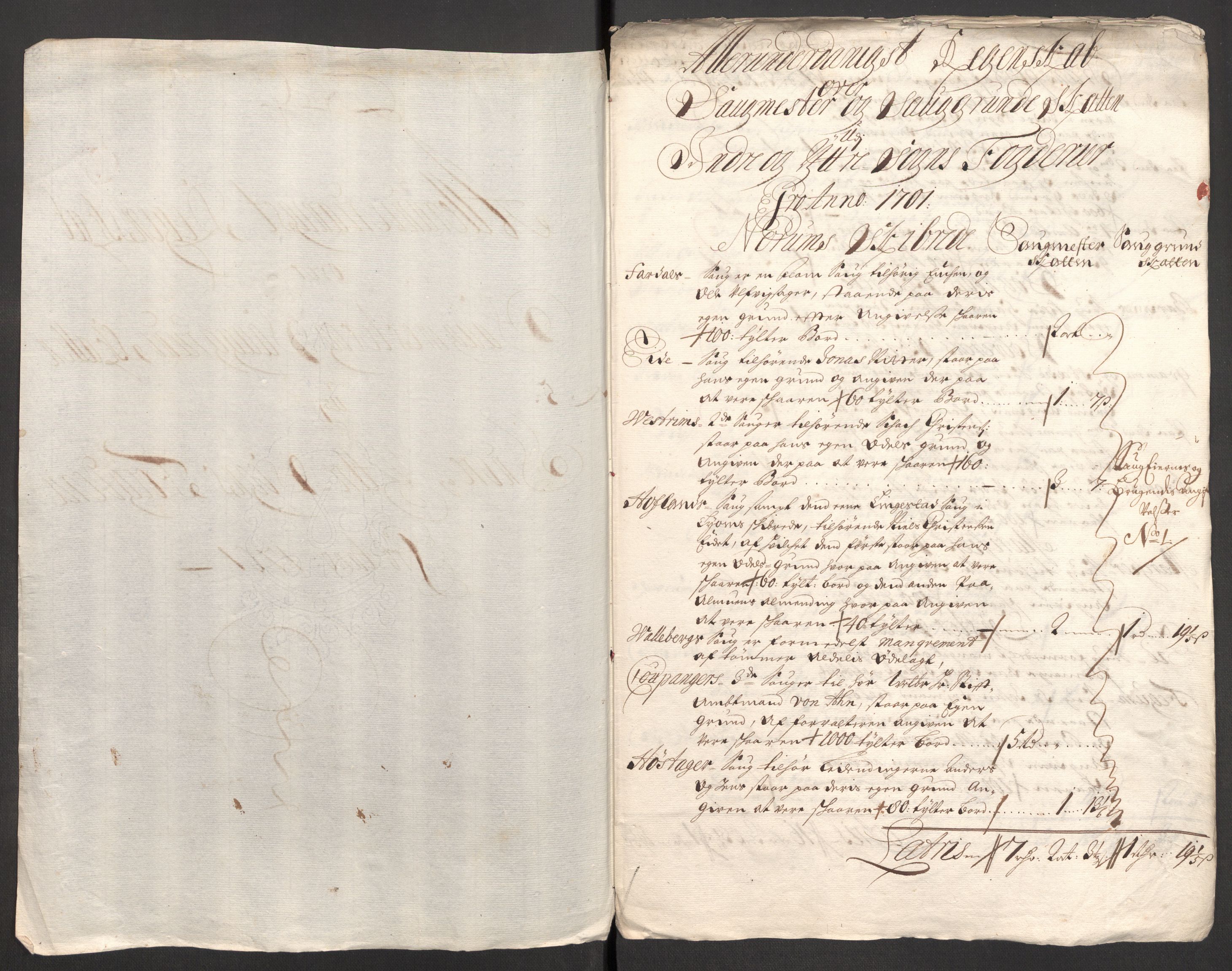 Rentekammeret inntil 1814, Reviderte regnskaper, Fogderegnskap, AV/RA-EA-4092/R52/L3311: Fogderegnskap Sogn, 1700-1701, p. 415