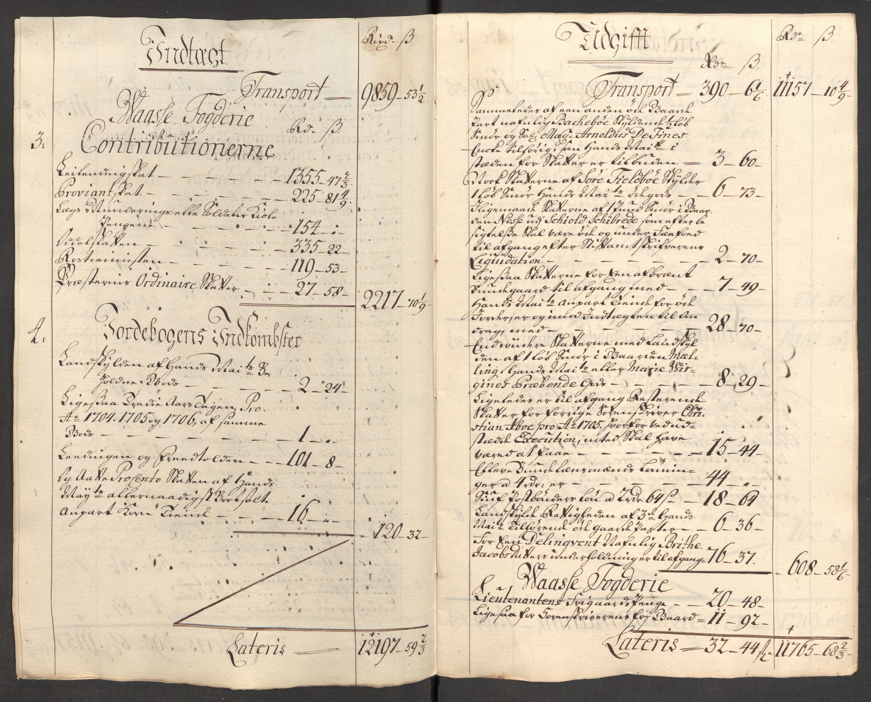 Rentekammeret inntil 1814, Reviderte regnskaper, Fogderegnskap, AV/RA-EA-4092/R51/L3188: Fogderegnskap Nordhordland og Voss, 1706-1707, p. 22