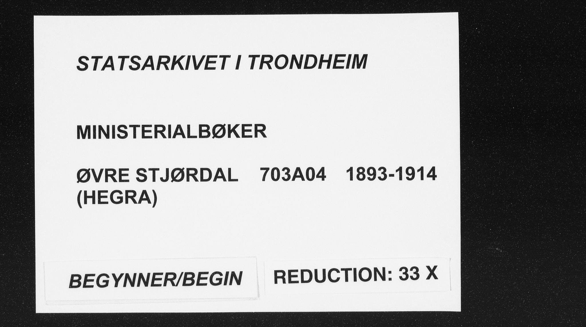 Ministerialprotokoller, klokkerbøker og fødselsregistre - Nord-Trøndelag, SAT/A-1458/703/L0031: Parish register (official) no. 703A04, 1893-1914