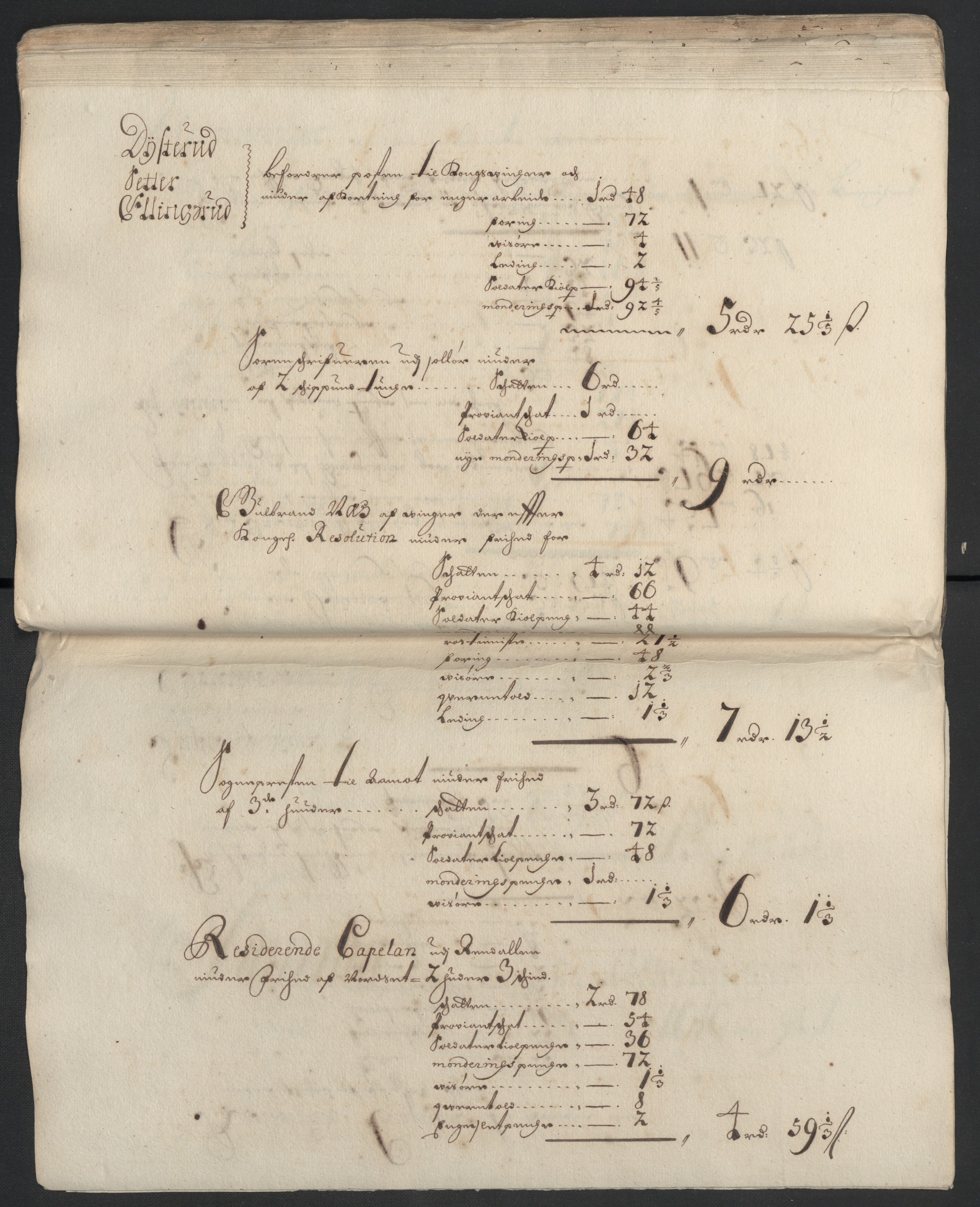 Rentekammeret inntil 1814, Reviderte regnskaper, Fogderegnskap, AV/RA-EA-4092/R13/L0837: Fogderegnskap Solør, Odal og Østerdal, 1699, p. 169