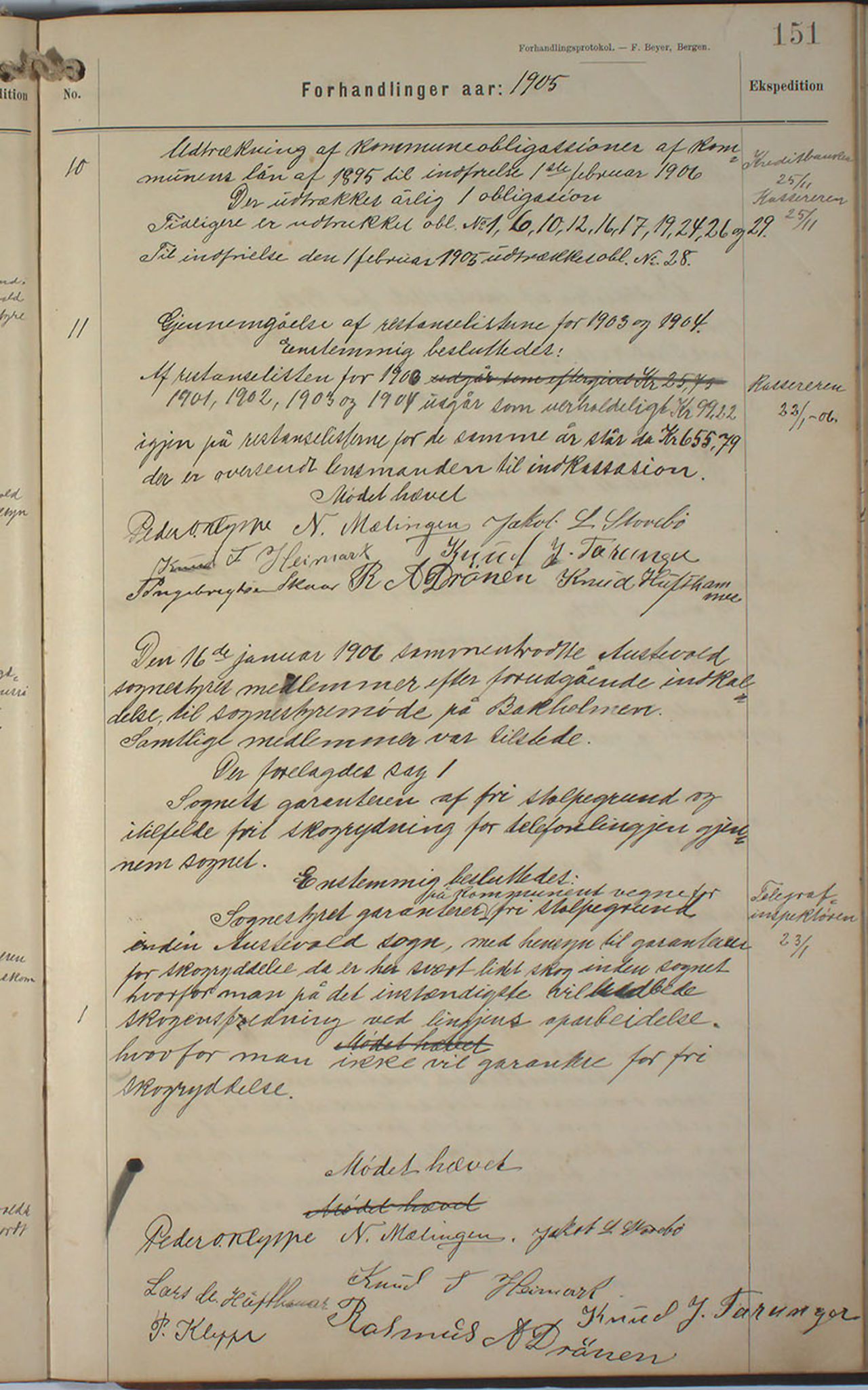 Austevoll kommune. Formannskapet, IKAH/1244-021/A/Aa/L0002a: Møtebok for heradstyret, 1901-1910, p. 300