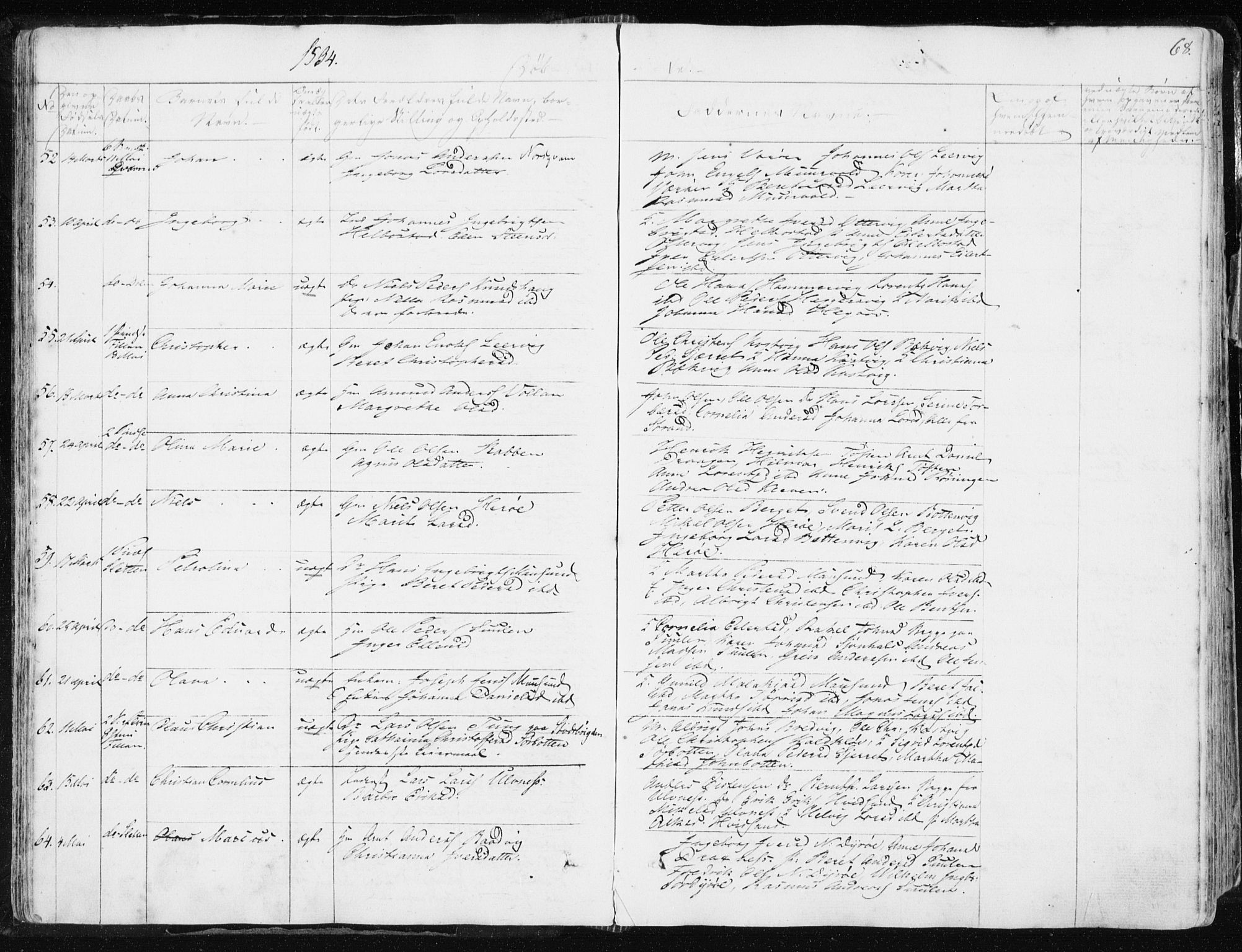 Ministerialprotokoller, klokkerbøker og fødselsregistre - Sør-Trøndelag, SAT/A-1456/634/L0528: Parish register (official) no. 634A04, 1827-1842, p. 68