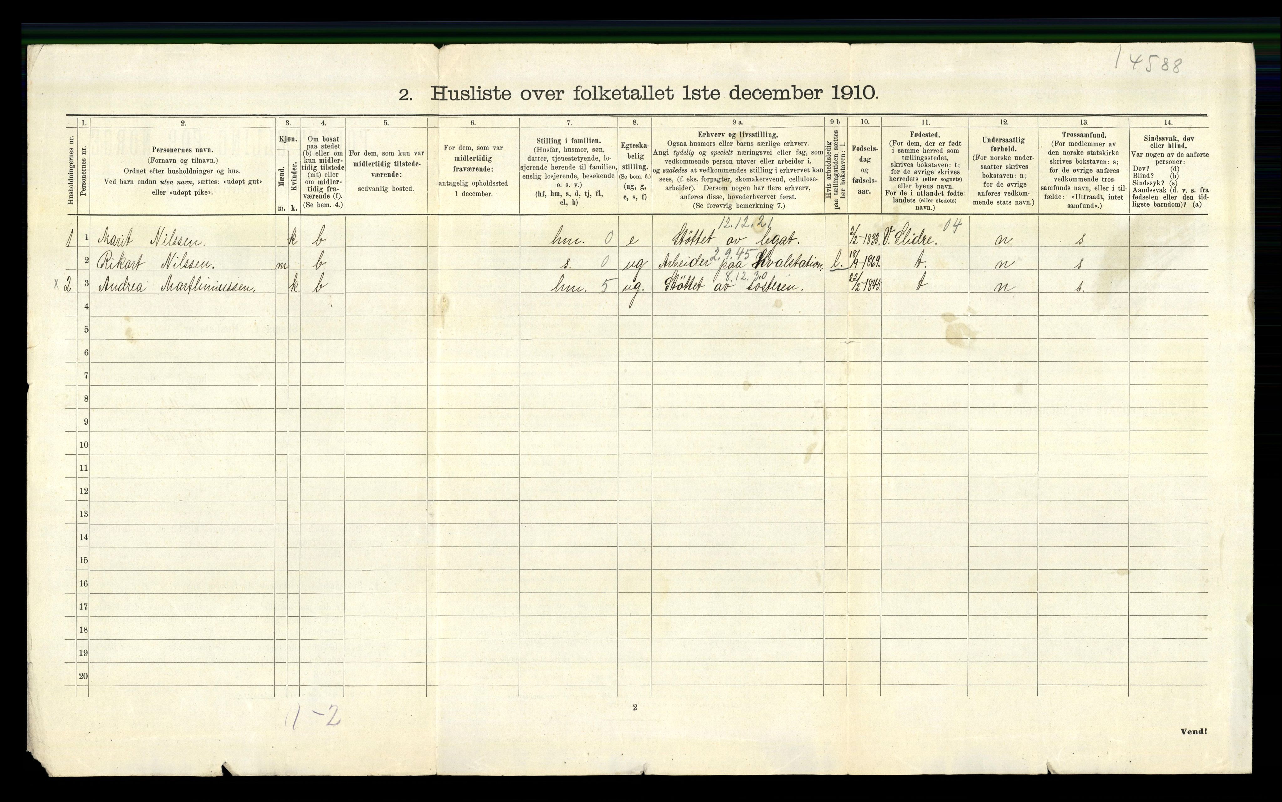 RA, 1910 census for Nøtterøy, 1910, p. 2057