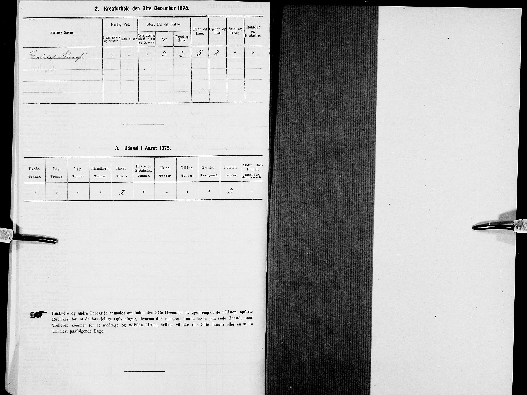 SAK, 1875 census for 1045P Bakke, 1875, p. 667