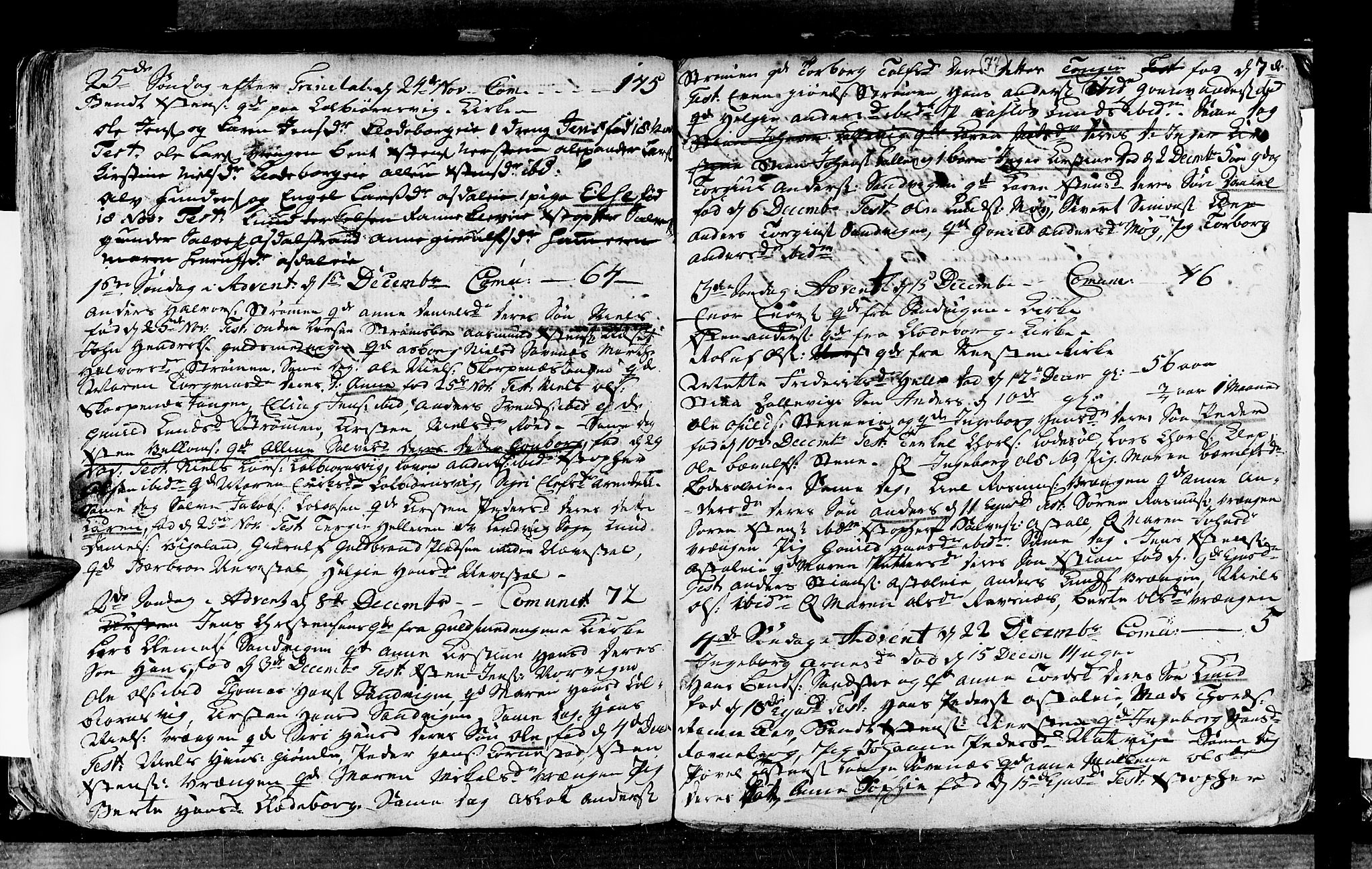 Øyestad sokneprestkontor, SAK/1111-0049/F/Fa/L0006: Parish register (official) no. A 6, 1758-1776, p. 77