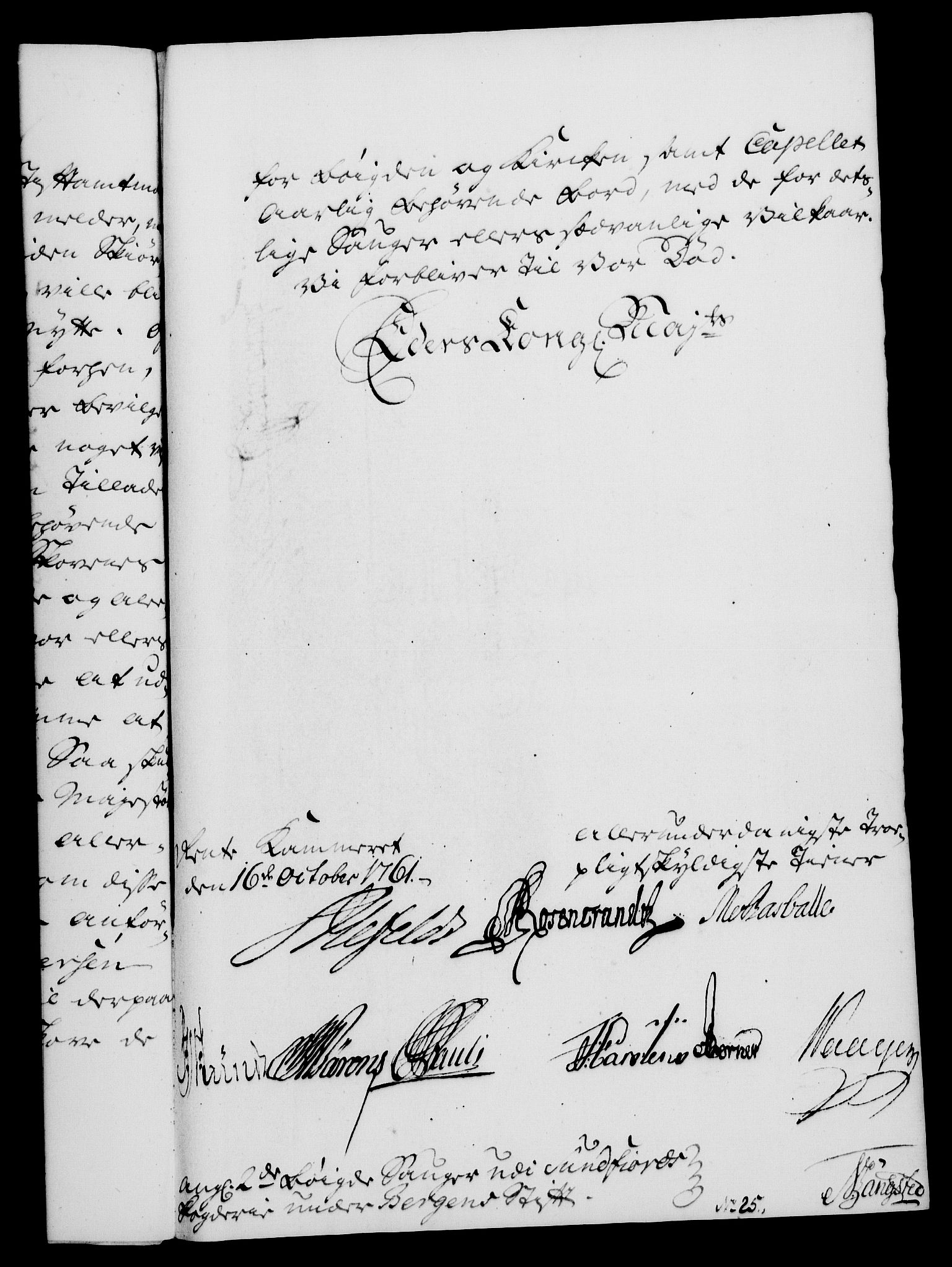 Rentekammeret, Kammerkanselliet, RA/EA-3111/G/Gf/Gfa/L0043: Norsk relasjons- og resolusjonsprotokoll (merket RK 52.43), 1761, p. 451