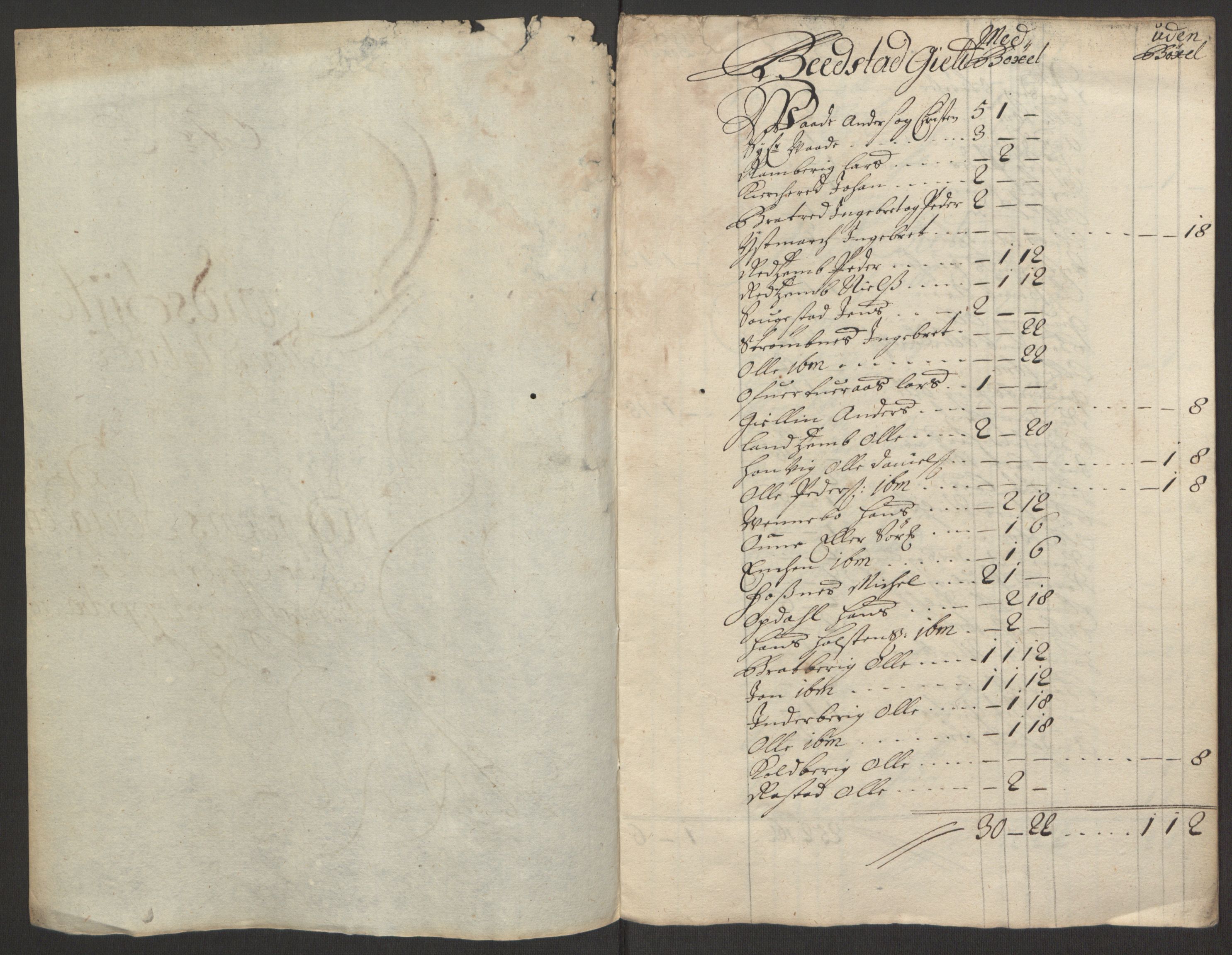 Rentekammeret inntil 1814, Reviderte regnskaper, Fogderegnskap, RA/EA-4092/R63/L4308: Fogderegnskap Inderøy, 1692-1694, p. 164