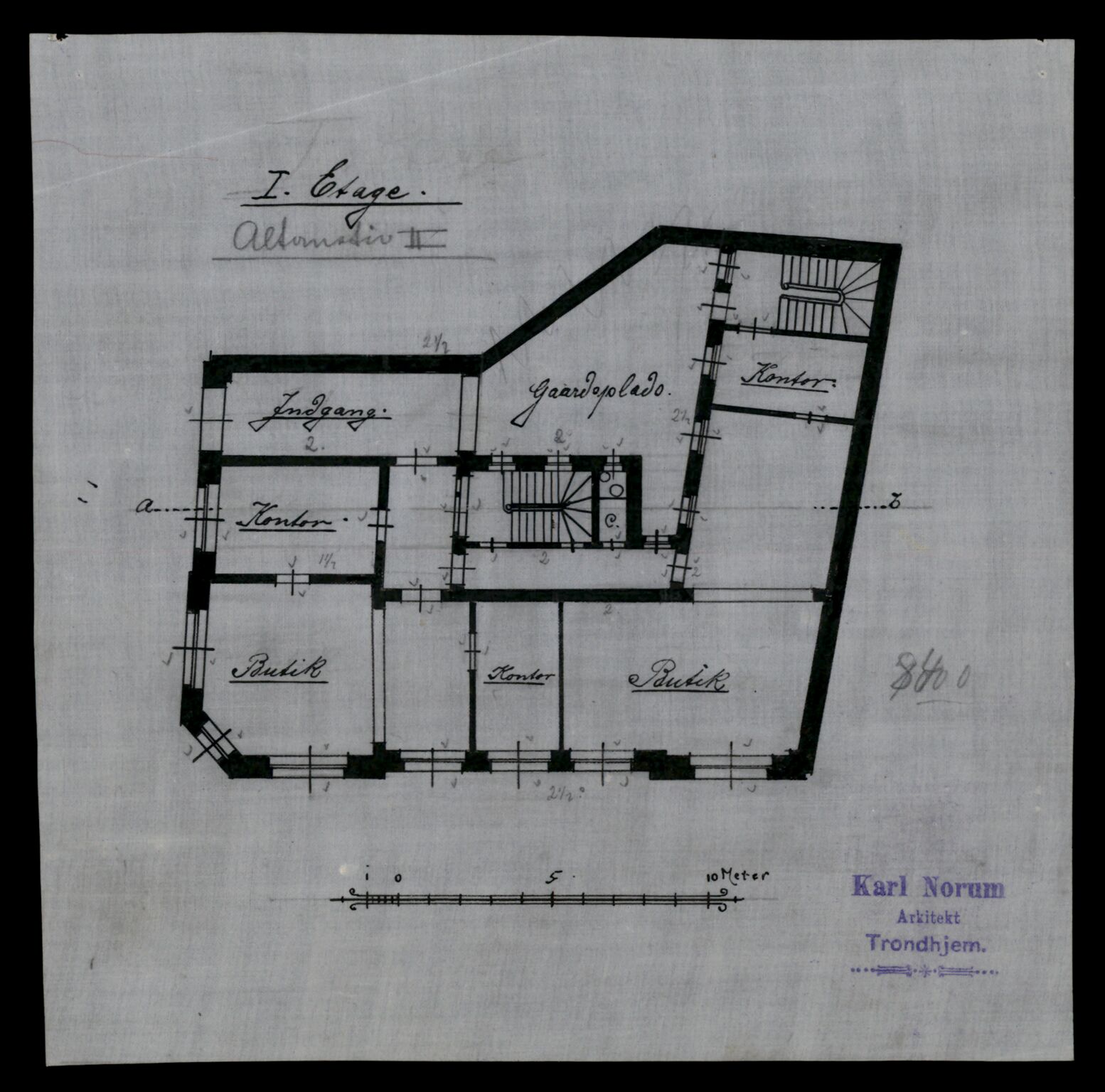 Fortidsminneforeningen, Den trønderske avdeling, AV/SAT-PA-0592/D/Da/L0035: Sakarkiv etter nøkkel, p. 327