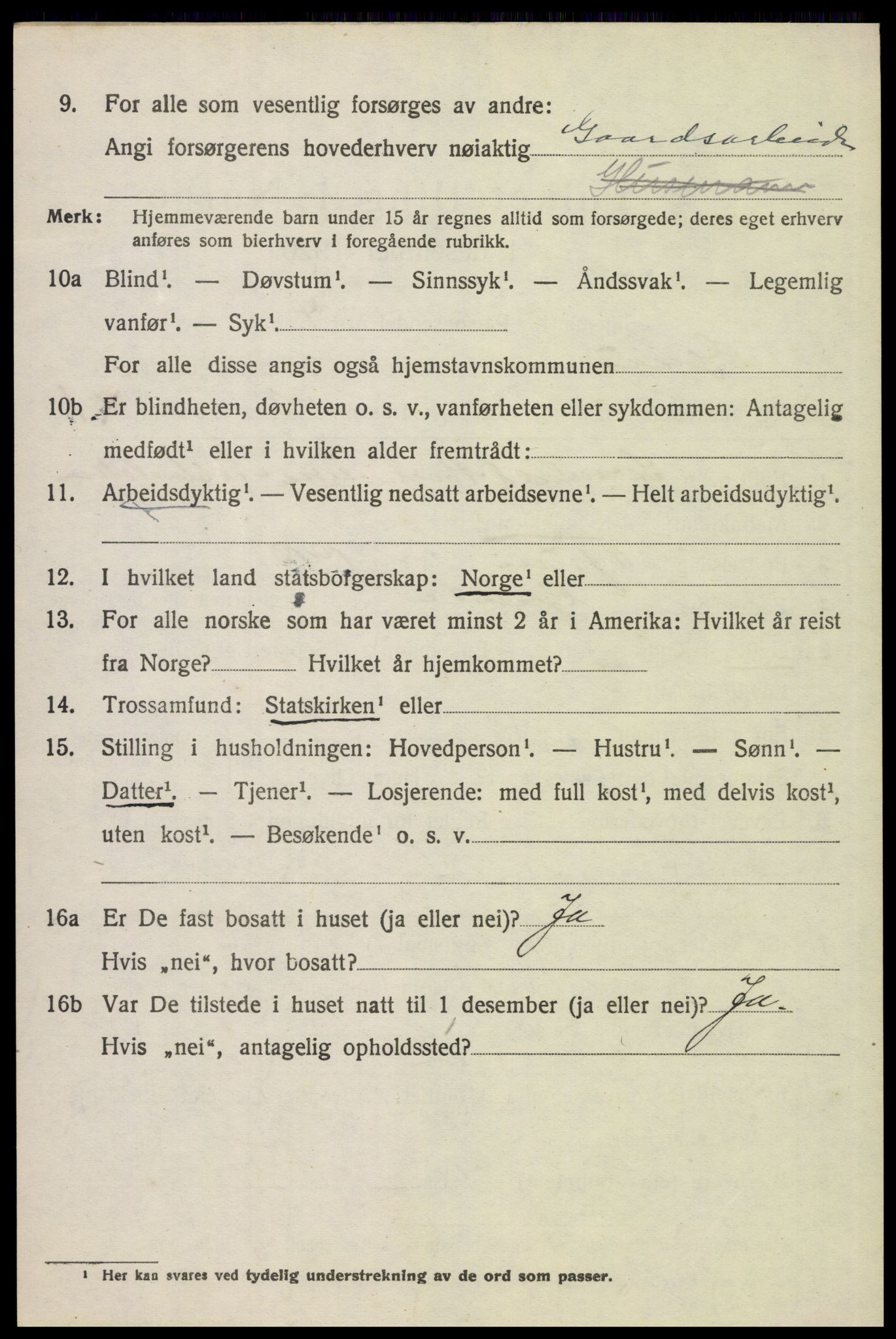 SAH, 1920 census for Grue, 1920, p. 5146