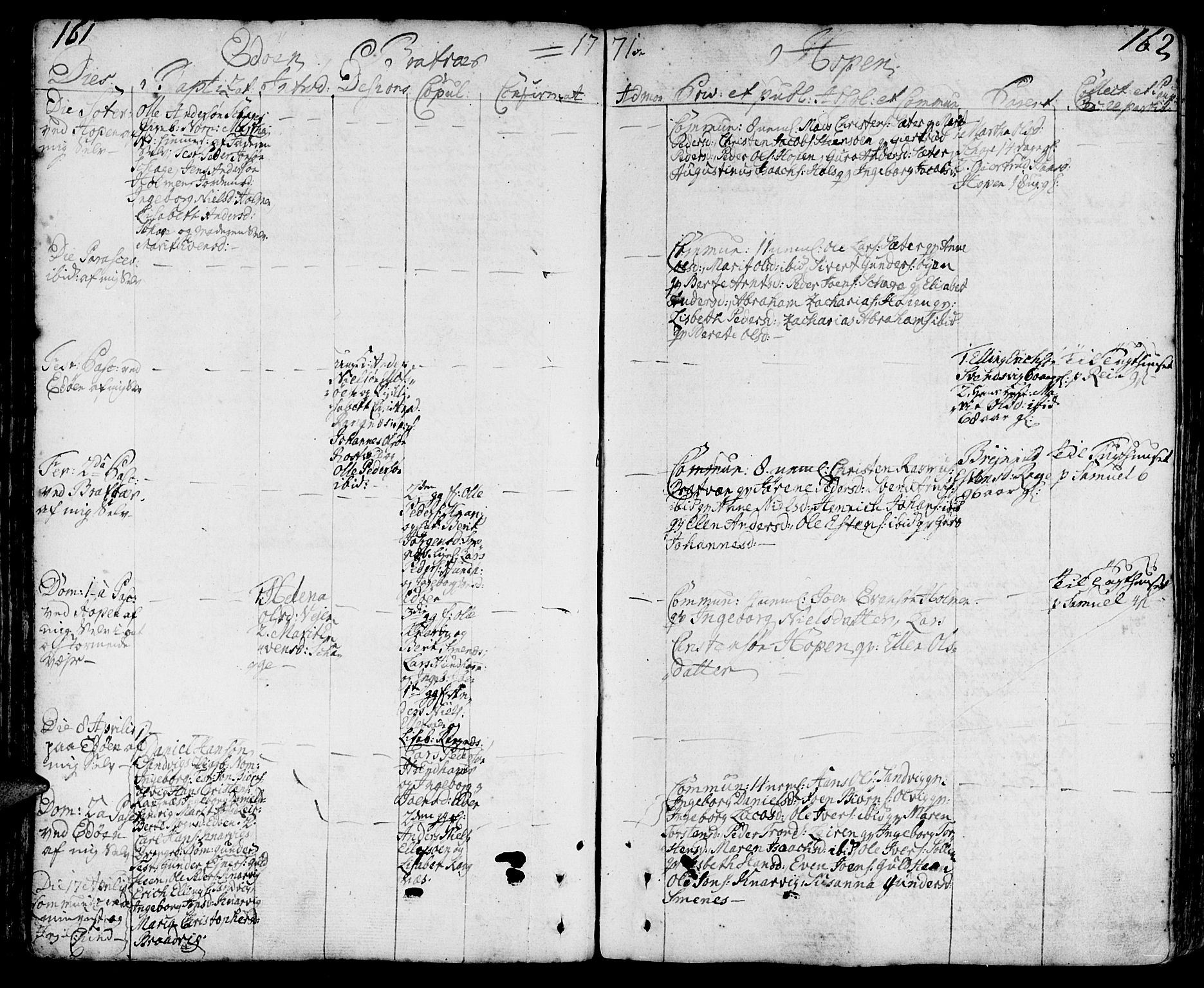 Ministerialprotokoller, klokkerbøker og fødselsregistre - Møre og Romsdal, AV/SAT-A-1454/581/L0932: Parish register (official) no. 581A02, 1767-1823, p. 161-162