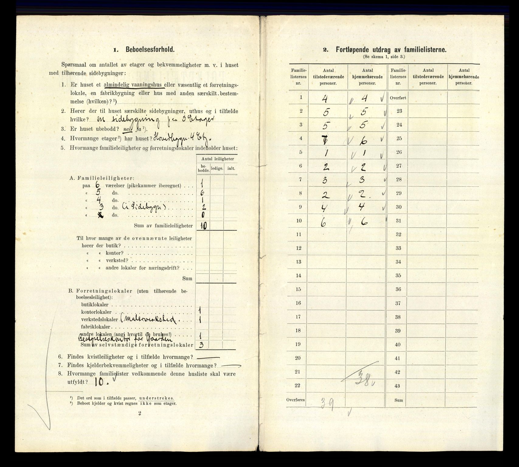 RA, 1910 census for Kristiania, 1910, p. 53050