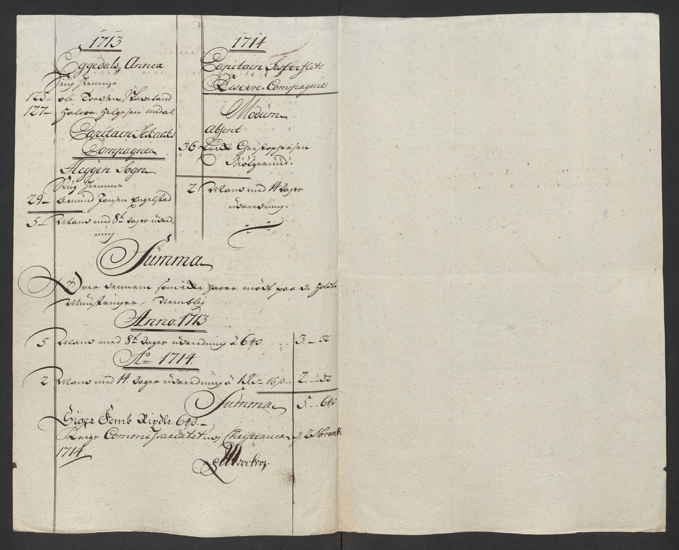 Rentekammeret inntil 1814, Reviderte regnskaper, Fogderegnskap, AV/RA-EA-4092/R31/L1709: Fogderegnskap Hurum, Røyken, Eiker, Lier og Buskerud, 1714, p. 42