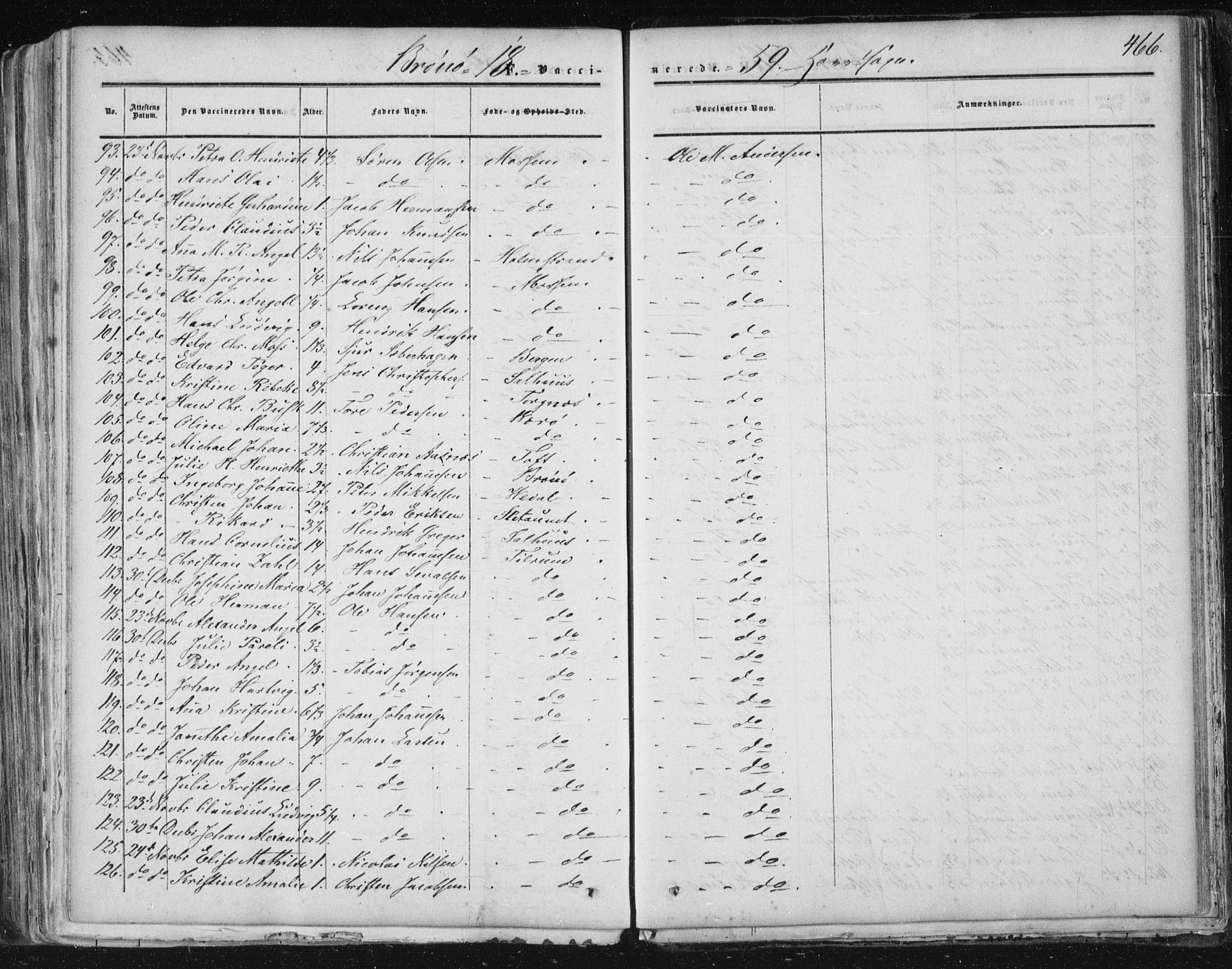 Ministerialprotokoller, klokkerbøker og fødselsregistre - Nordland, AV/SAT-A-1459/813/L0198: Parish register (official) no. 813A08, 1834-1874, p. 466