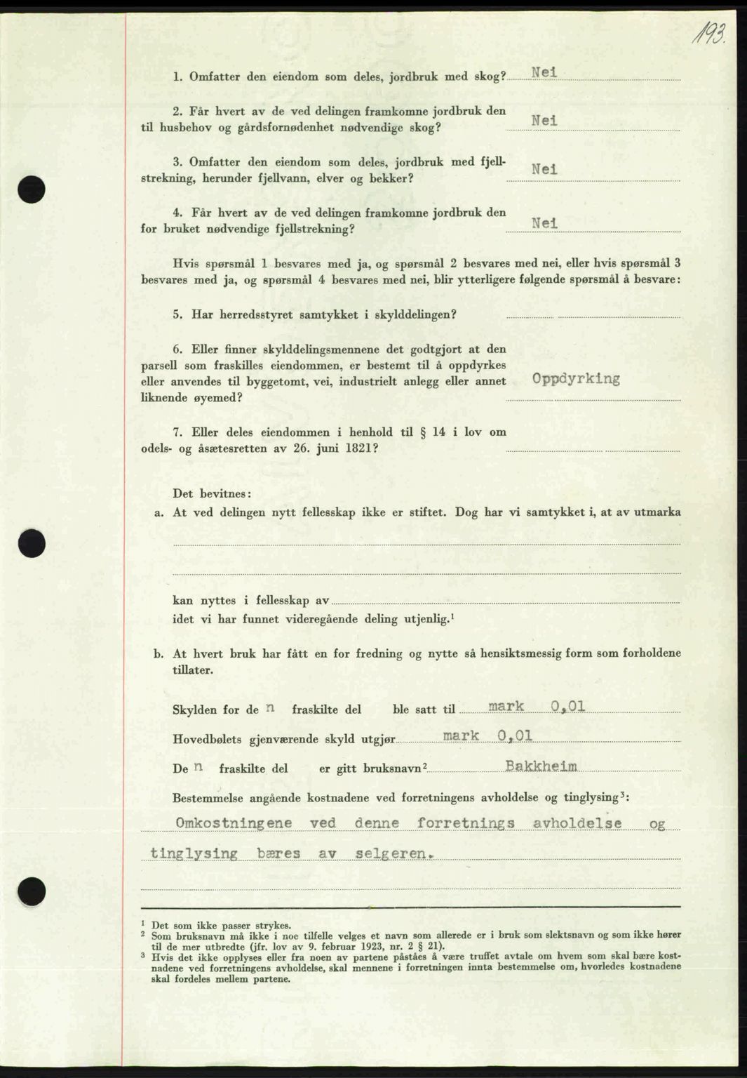 Nordmøre sorenskriveri, AV/SAT-A-4132/1/2/2Ca: Mortgage book no. A102, 1946-1946, Diary no: : 1472/1946