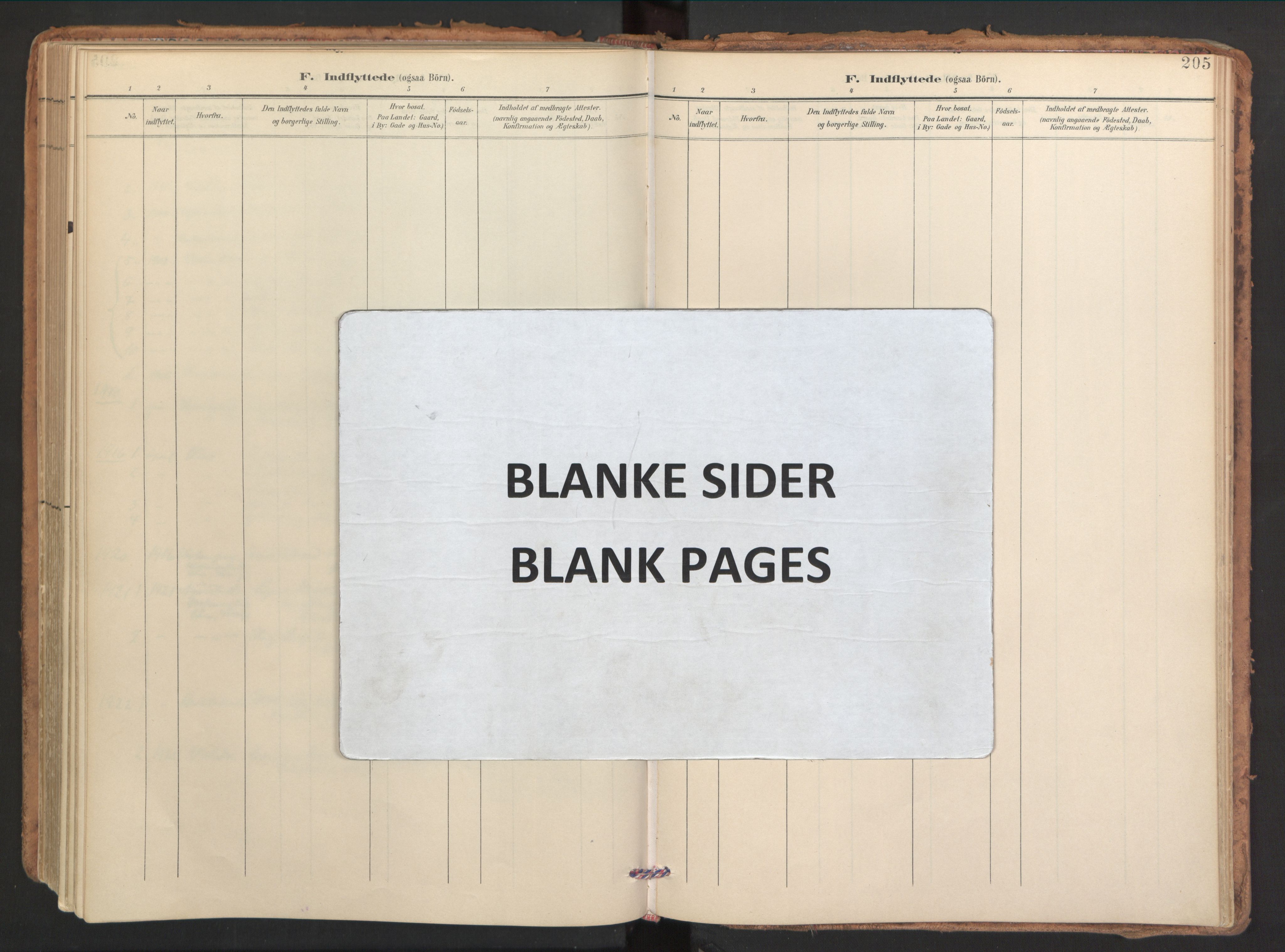 Ministerialprotokoller, klokkerbøker og fødselsregistre - Møre og Romsdal, SAT/A-1454/510/L0123: Parish register (official) no. 510A03, 1898-1922, p. 205