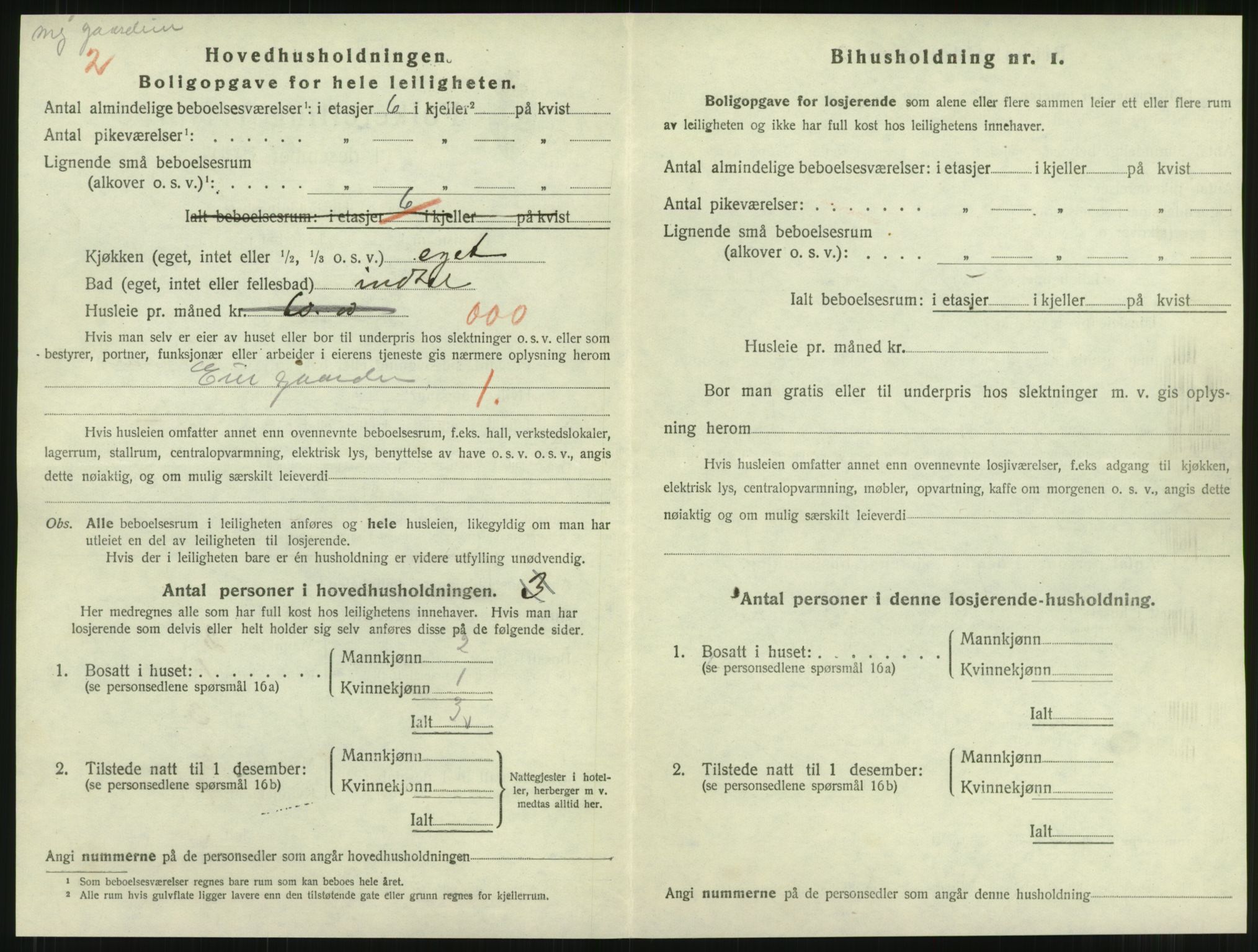 SAT, 1920 census for Namsos, 1920, p. 824