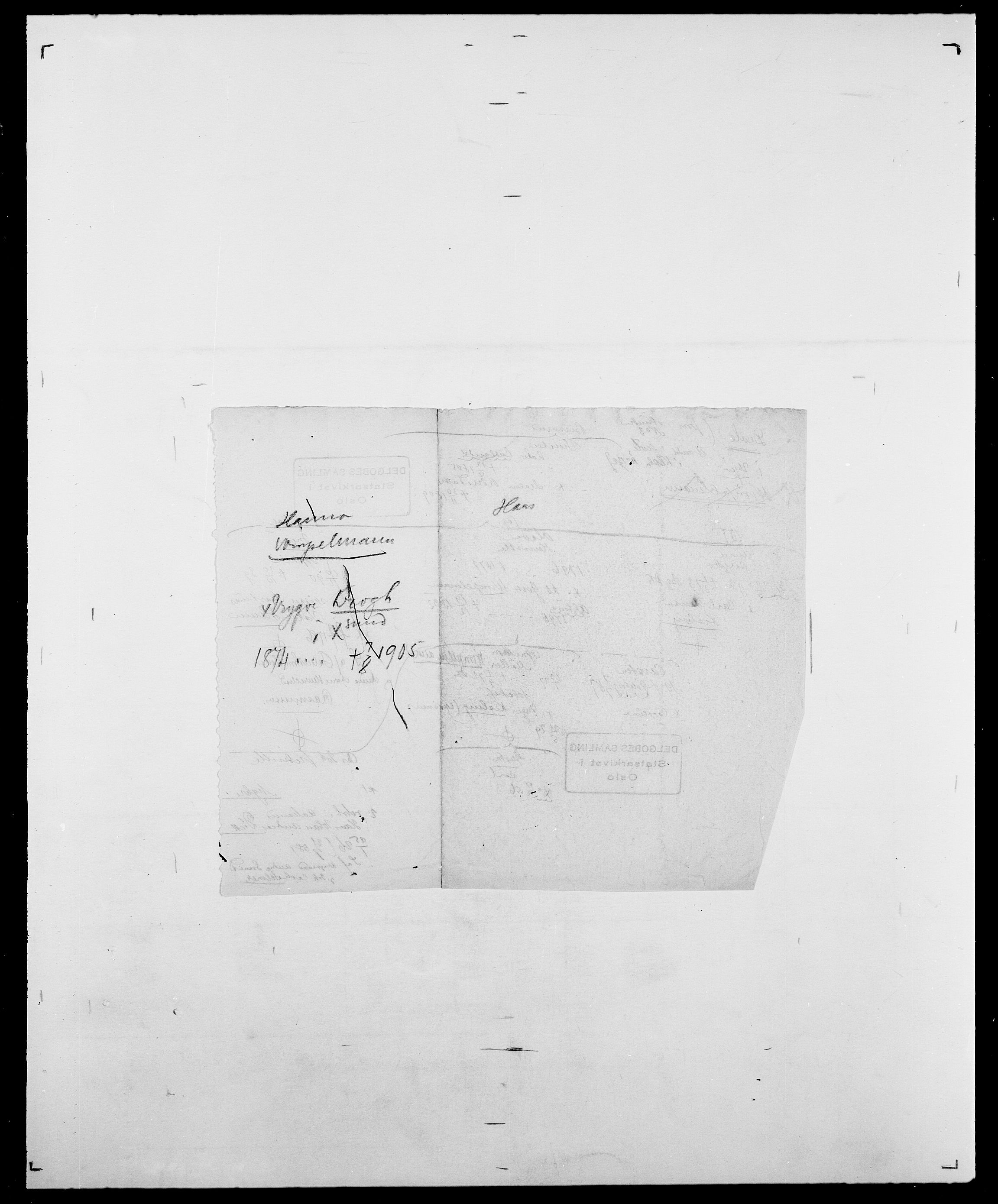 Delgobe, Charles Antoine - samling, AV/SAO-PAO-0038/D/Da/L0009: Dahl - v. Düren, p. 510
