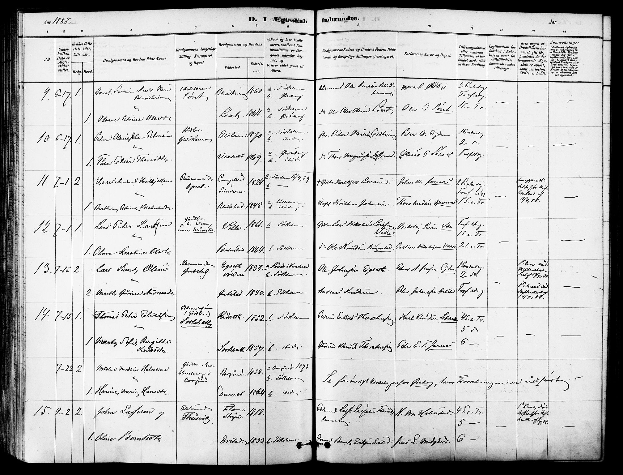 Ministerialprotokoller, klokkerbøker og fødselsregistre - Møre og Romsdal, AV/SAT-A-1454/523/L0334: Parish register (official) no. 523A01, 1878-1891