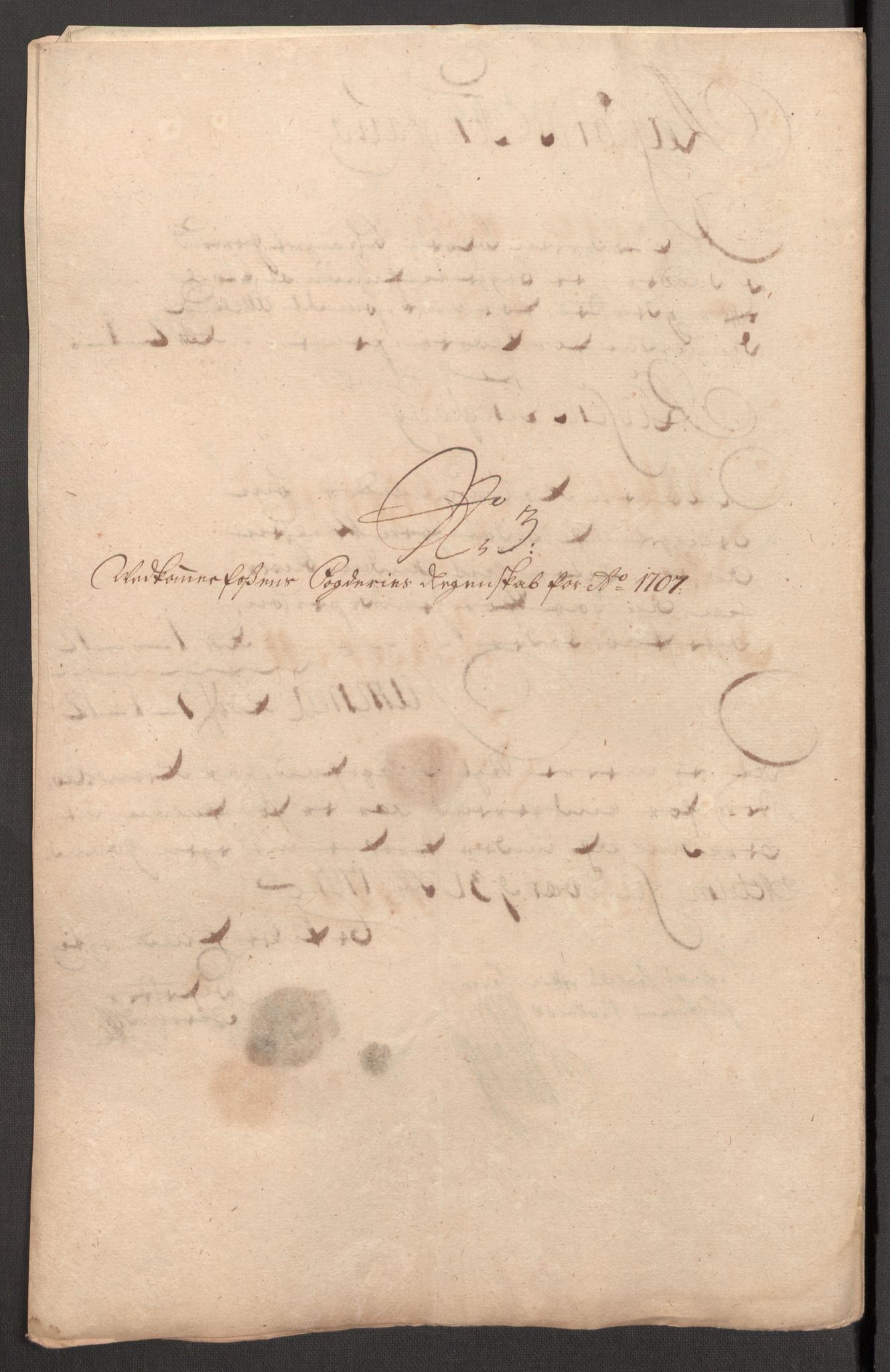 Rentekammeret inntil 1814, Reviderte regnskaper, Fogderegnskap, RA/EA-4092/R57/L3857: Fogderegnskap Fosen, 1706-1707, p. 359