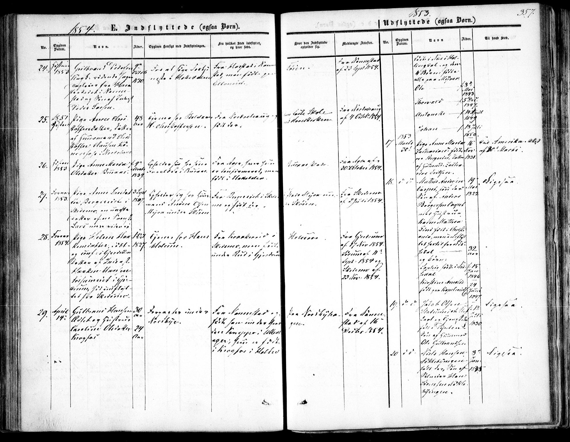 Nittedal prestekontor Kirkebøker, SAO/A-10365a/F/Fa/L0005: Parish register (official) no. I 5, 1850-1862, p. 357