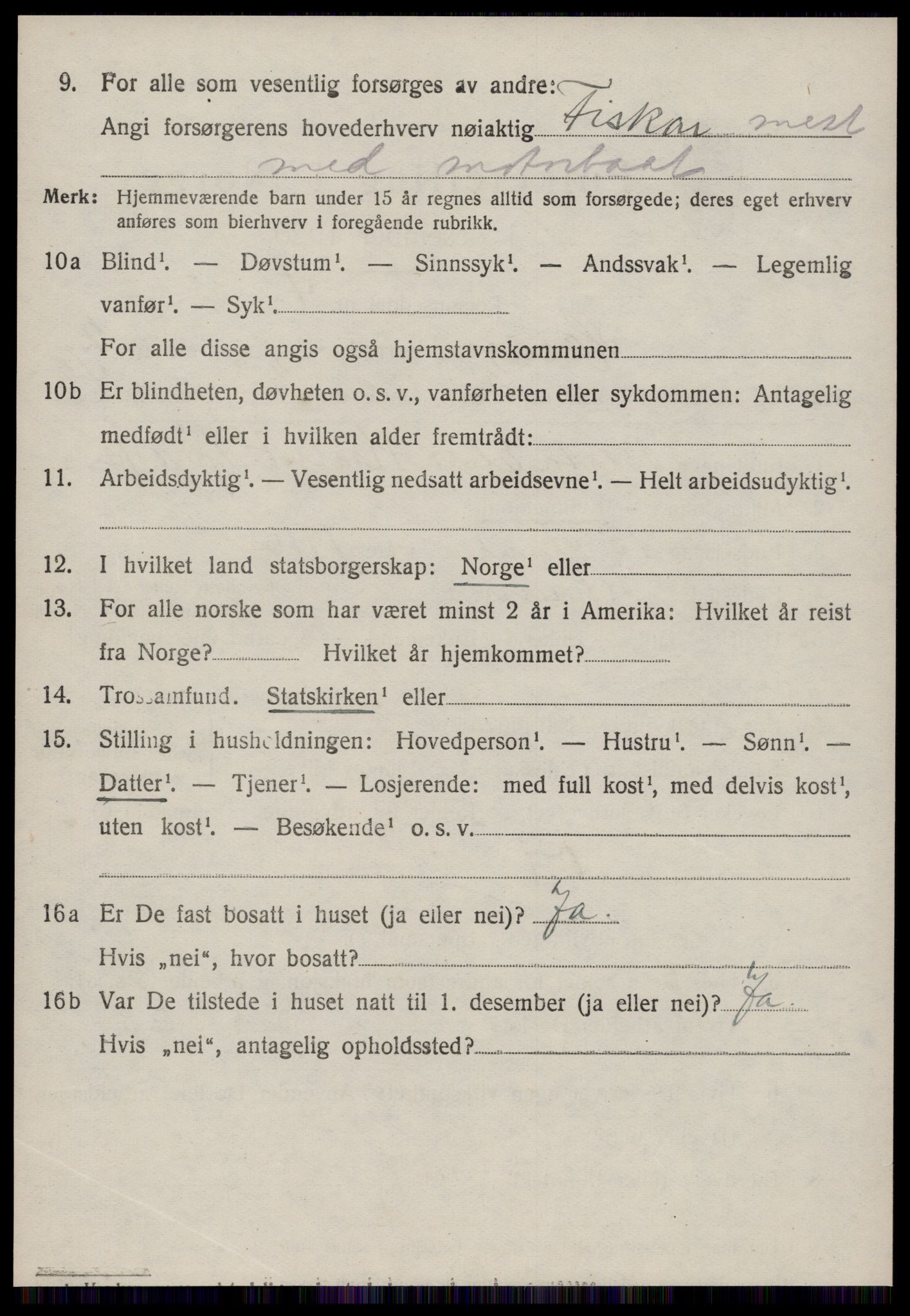 SAT, 1920 census for Haram, 1920, p. 1828