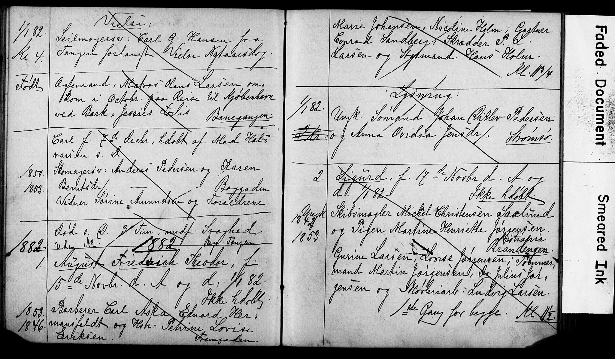 Strømsø kirkebøker, SAKO/A-246/Y/Ya/L0001: Parish register draft no. I 1, 1880-1882