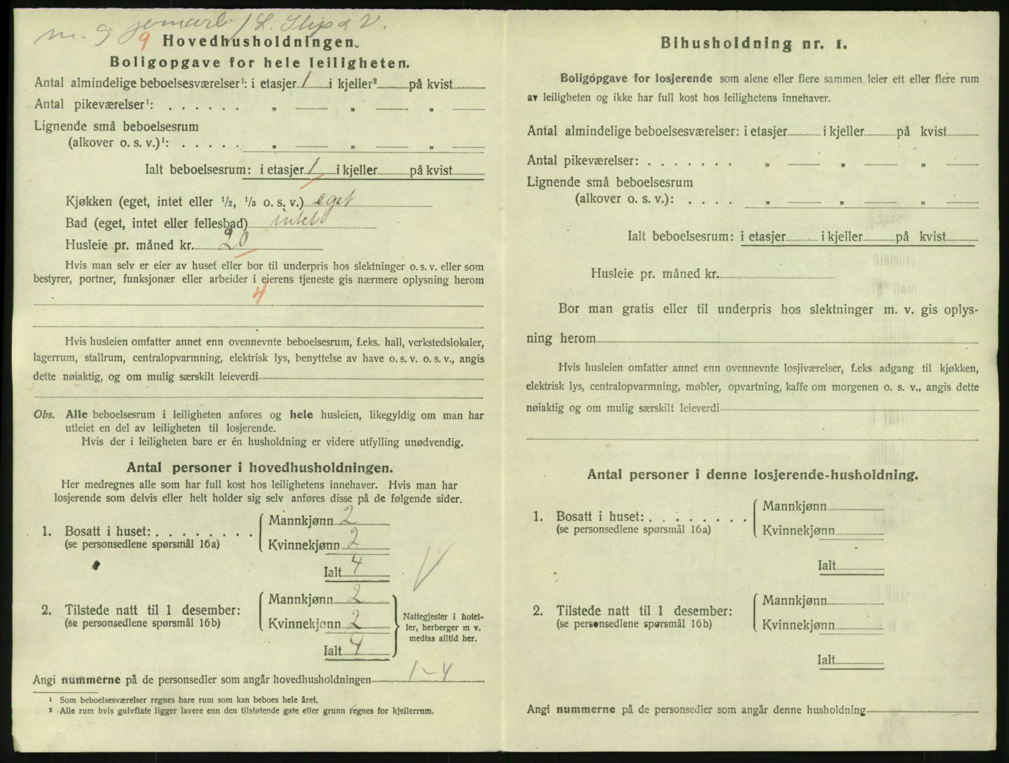 SAKO, 1920 census for Larvik, 1920, p. 7461