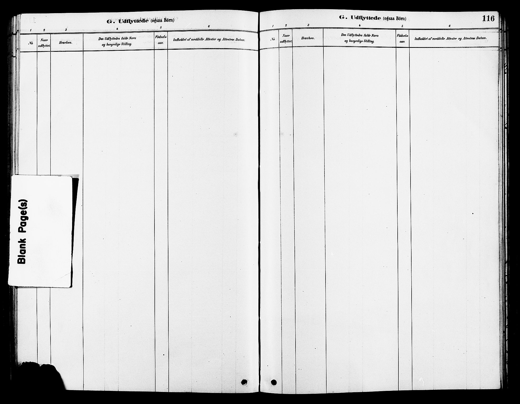 Torvastad sokneprestkontor, AV/SAST-A -101857/H/Ha/Haa/L0014: Parish register (official) no. A 13, 1879-1888, p. 116