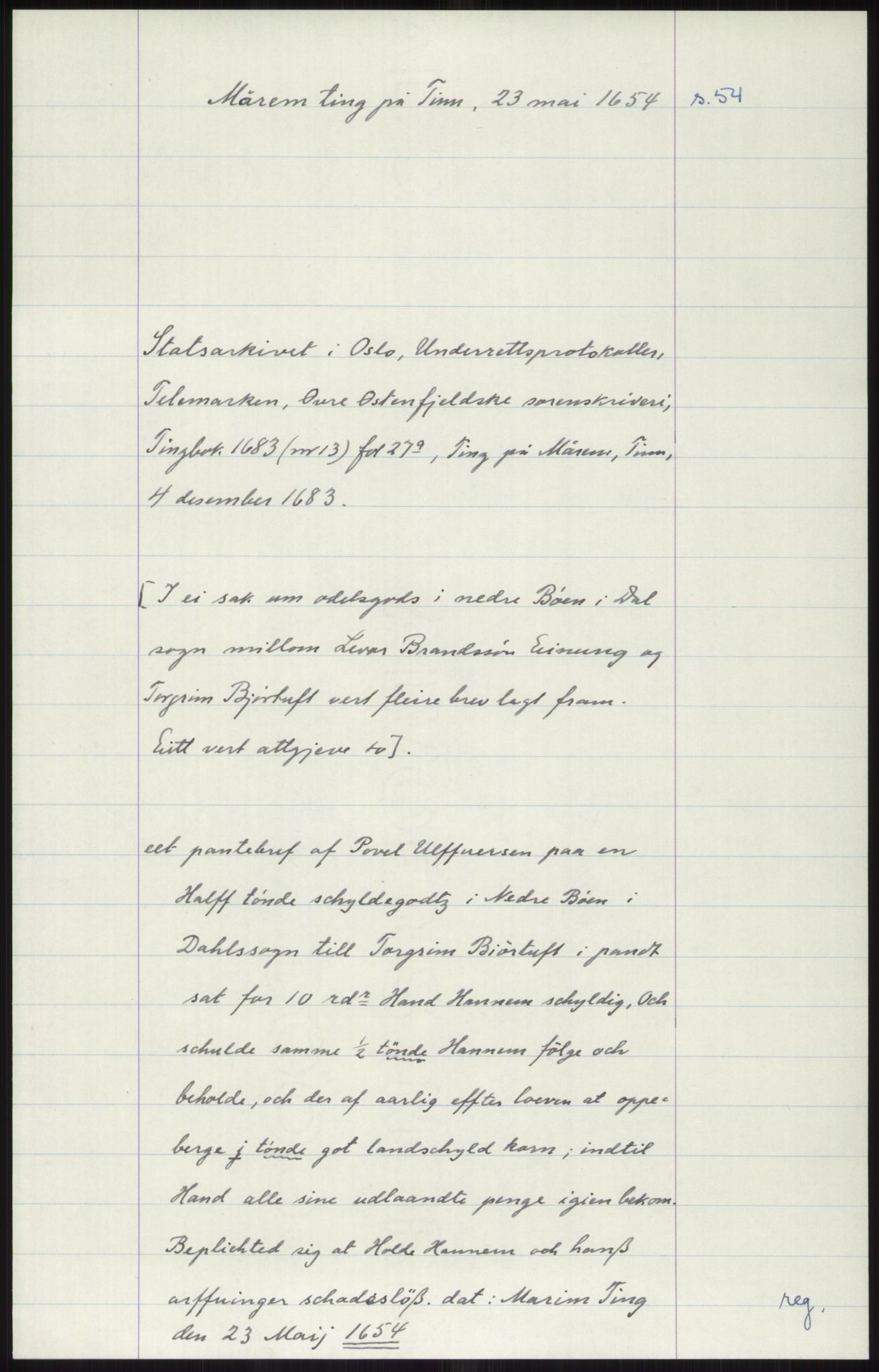 Samlinger til kildeutgivelse, Diplomavskriftsamlingen, AV/RA-EA-4053/H/Ha, p. 3598