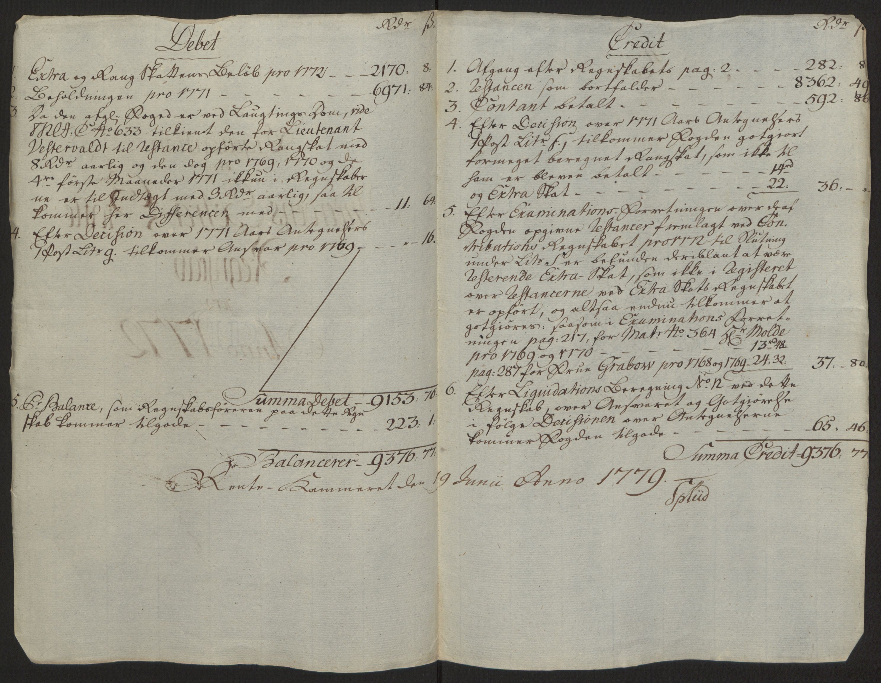 Rentekammeret inntil 1814, Reviderte regnskaper, Fogderegnskap, RA/EA-4092/R63/L4420: Ekstraskatten Inderøy, 1762-1772, p. 587
