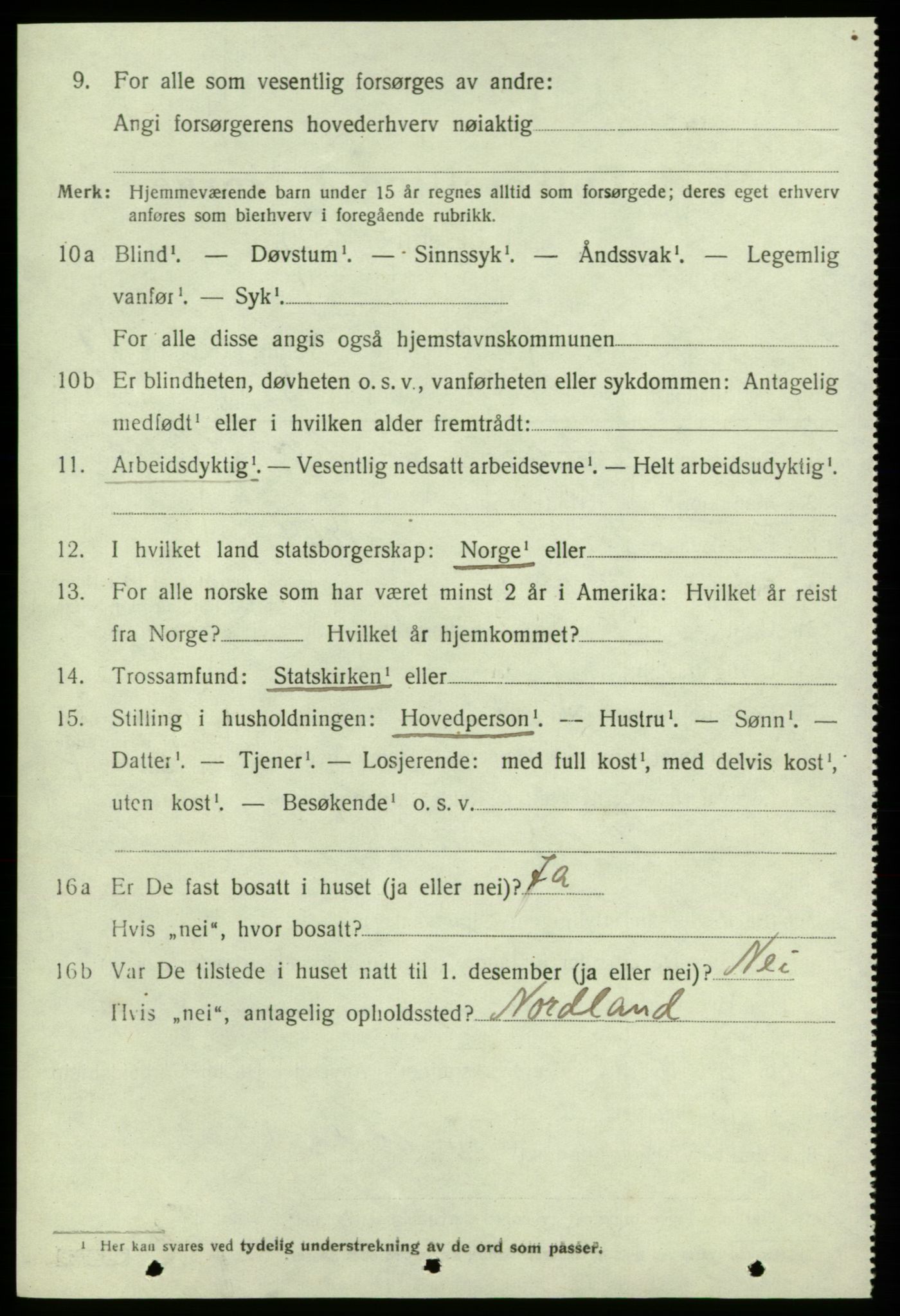 SAB, 1920 census for Kvinnherad, 1920, p. 11903