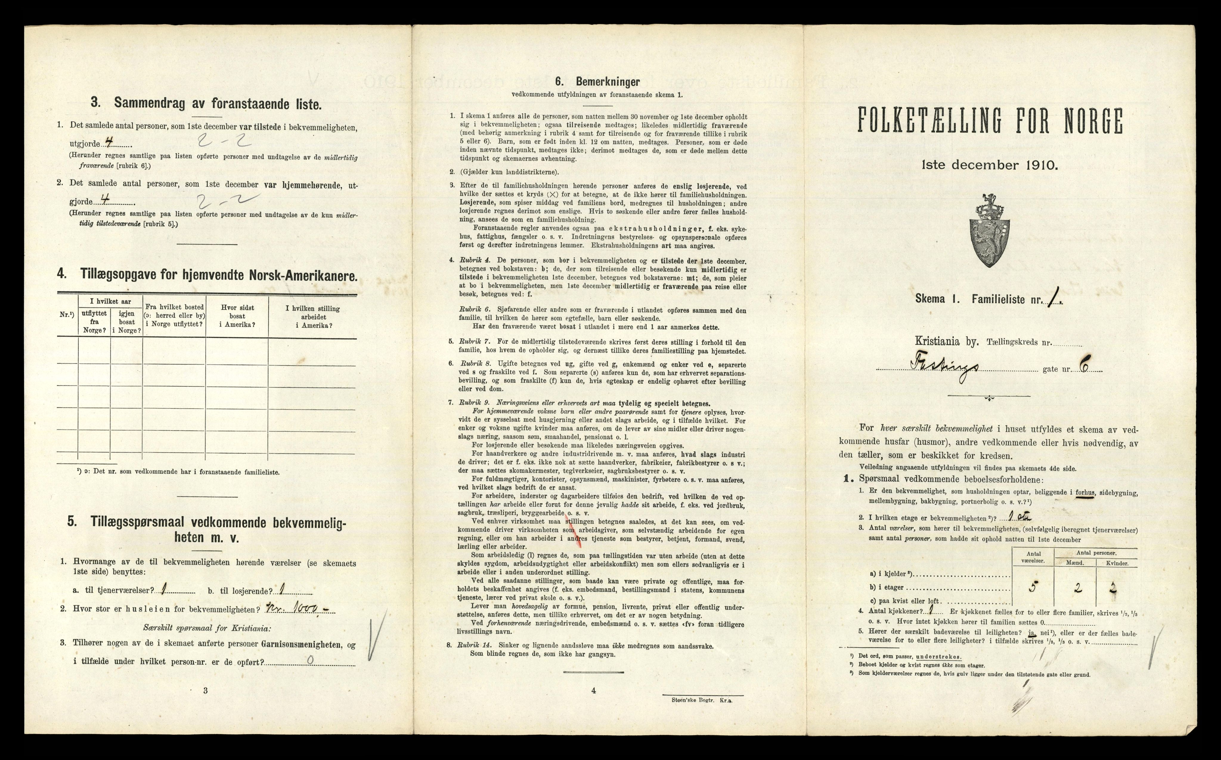 RA, 1910 census for Kristiania, 1910, p. 23369