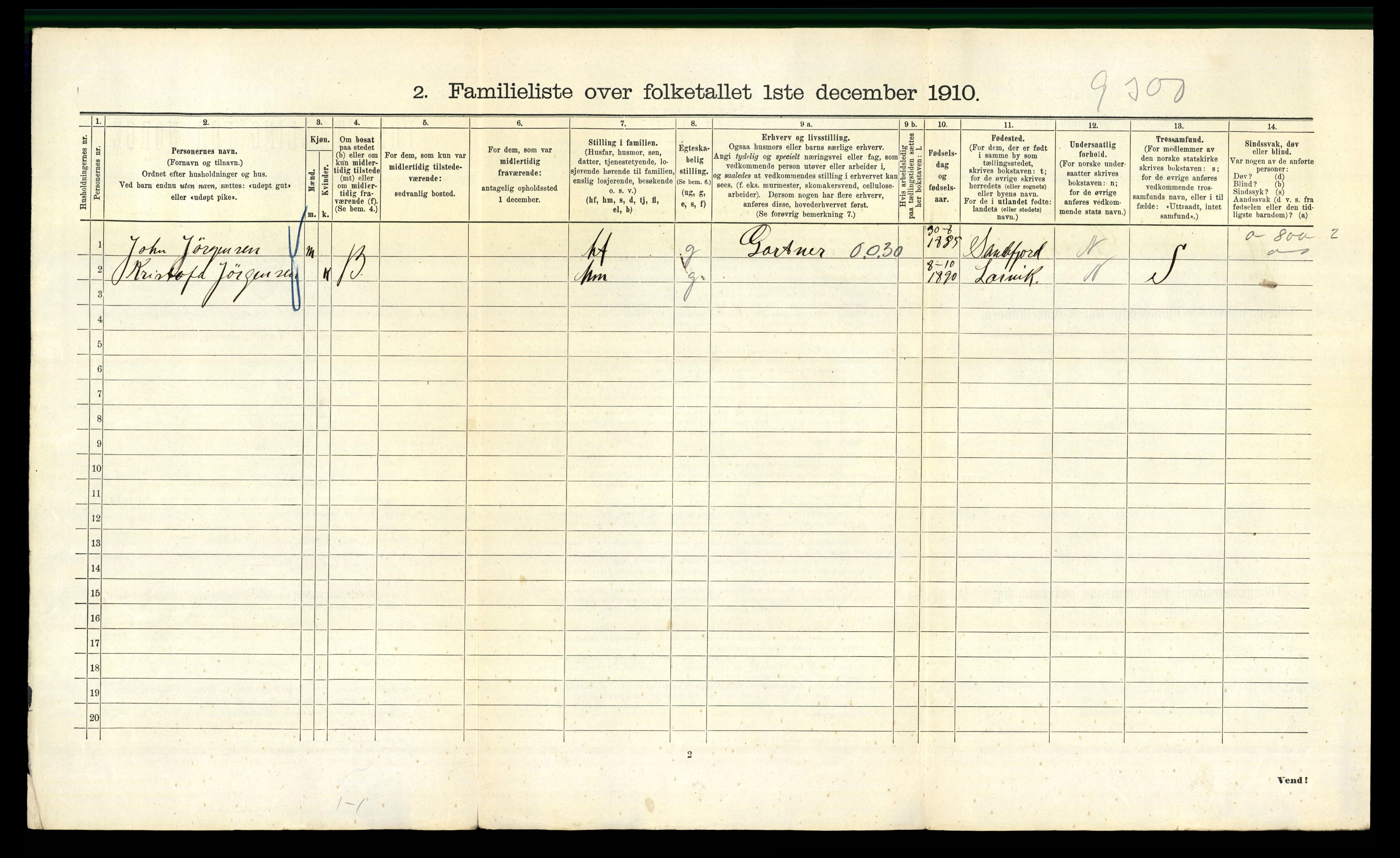 RA, 1910 census for Kristiania, 1910, p. 88762