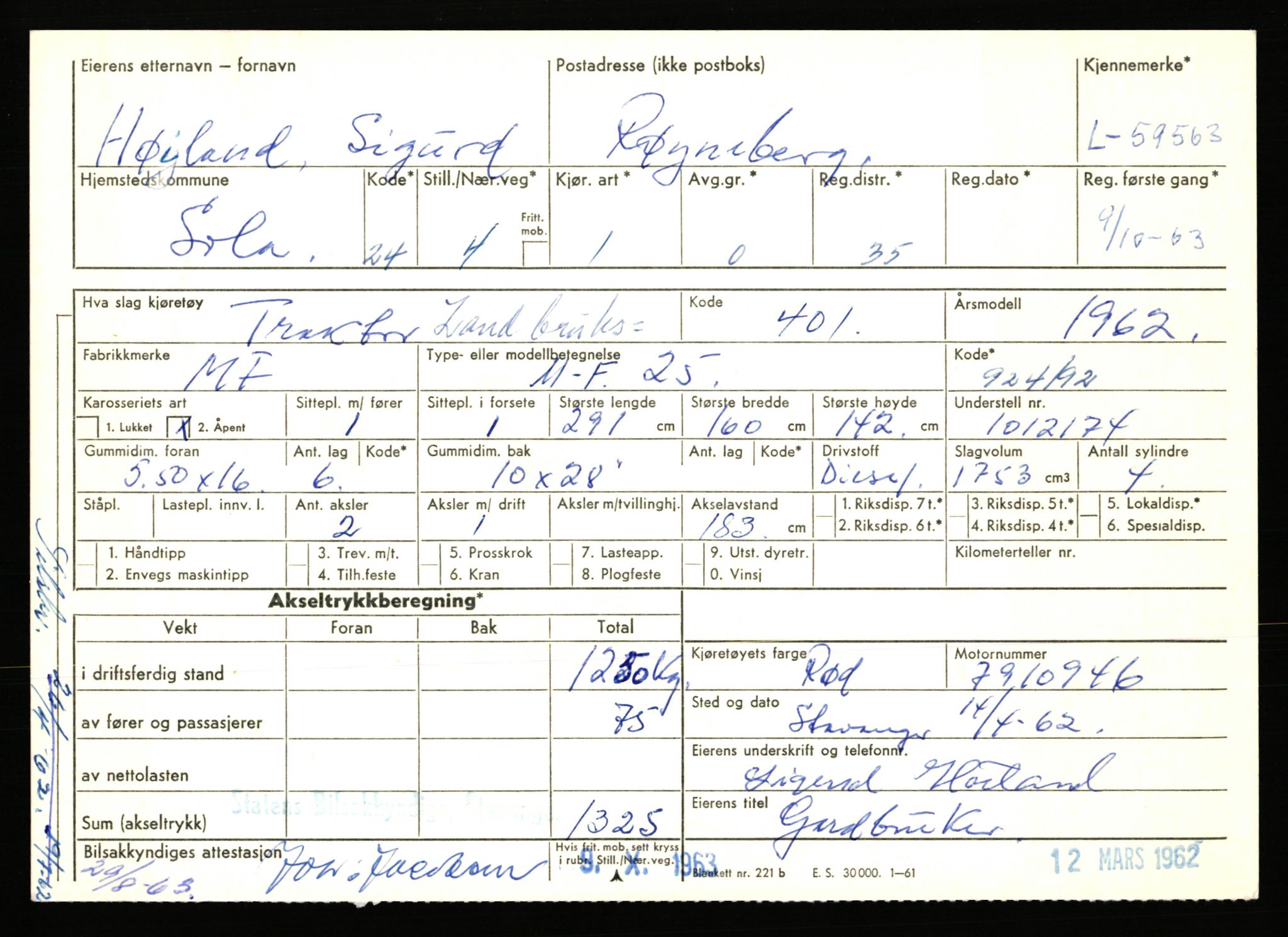 Stavanger trafikkstasjon, AV/SAST-A-101942/0/F/L0058: L-58000 - L-59999, 1930-1971, p. 1791