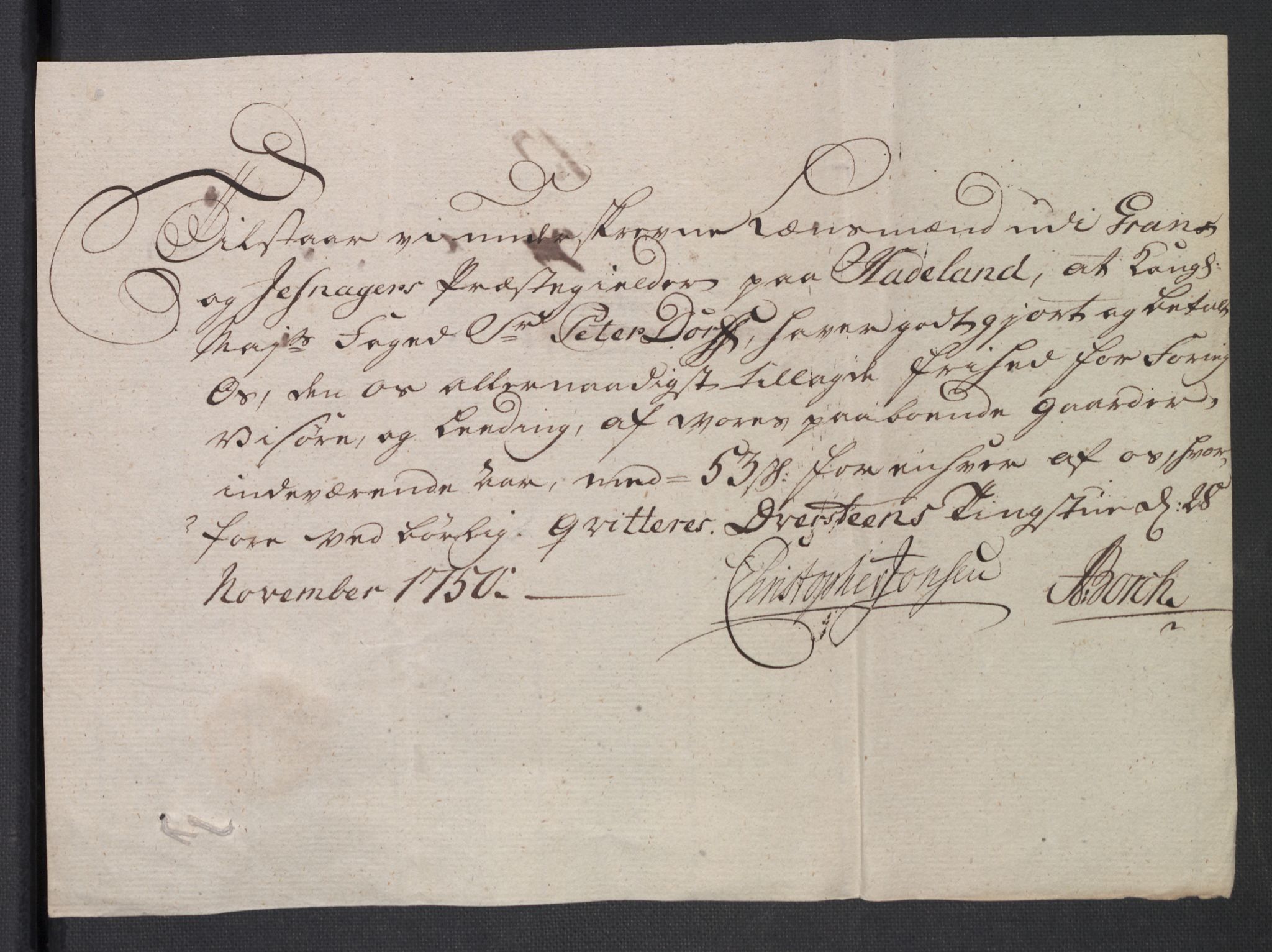 Rentekammeret inntil 1814, Reviderte regnskaper, Fogderegnskap, AV/RA-EA-4092/R18/L1348: Fogderegnskap Hadeland, Toten og Valdres, 1750-1751, p. 184