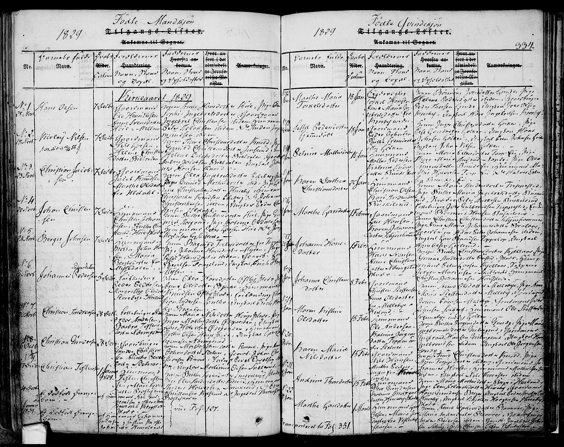 Eidsberg prestekontor Kirkebøker, SAO/A-10905/F/Fa/L0007: Parish register (official) no. I 7, 1814-1832, p. 334