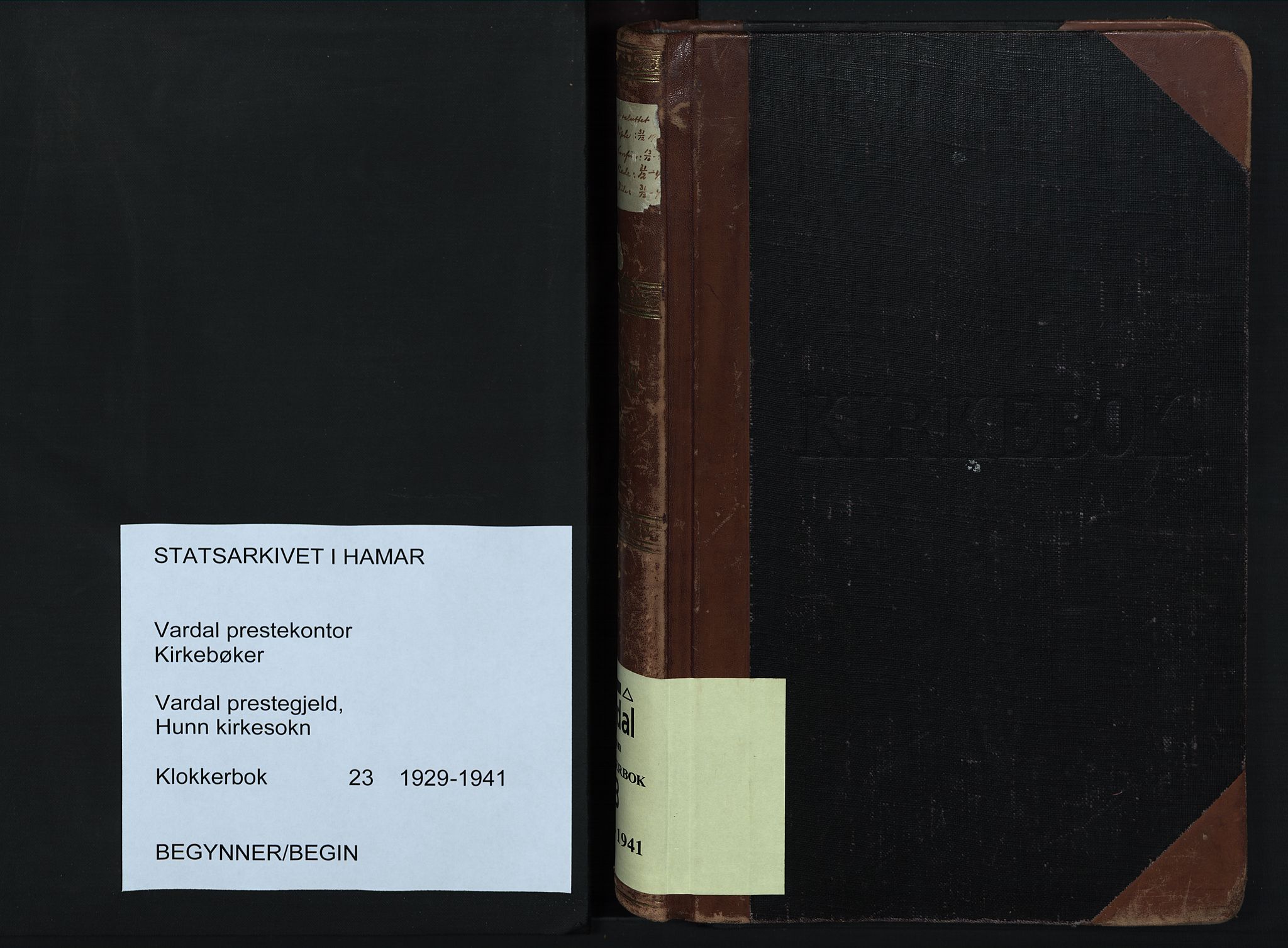 Vardal prestekontor, SAH/PREST-100/H/Ha/Hab/L0023: Parish register (copy) no. 23, 1929-1941