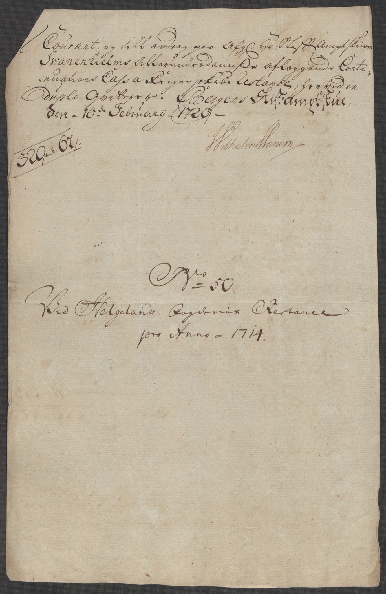 Rentekammeret inntil 1814, Reviderte regnskaper, Fogderegnskap, AV/RA-EA-4092/R65/L4513: Fogderegnskap Helgeland, 1714-1715, p. 329