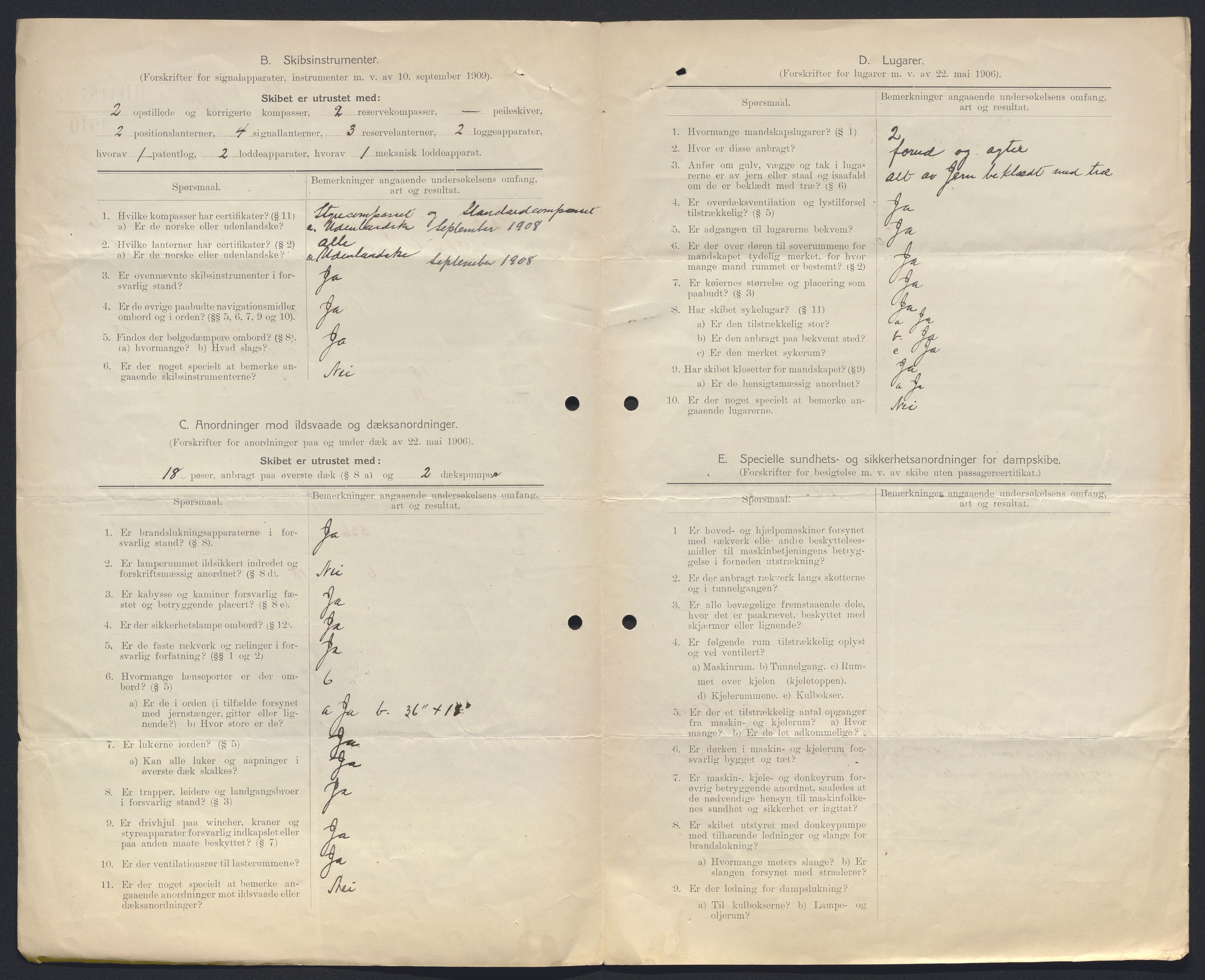 Sjøfartsdirektoratet med forløpere, skipsmapper slettede skip, AV/RA-S-4998/F/Fa/L0001: --, 1860-1922, p. 126