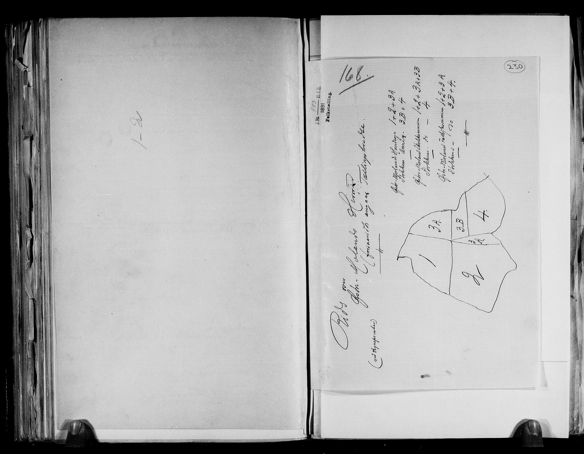 RA, 1891 census for 0918 Austre Moland, 1891, p. 4