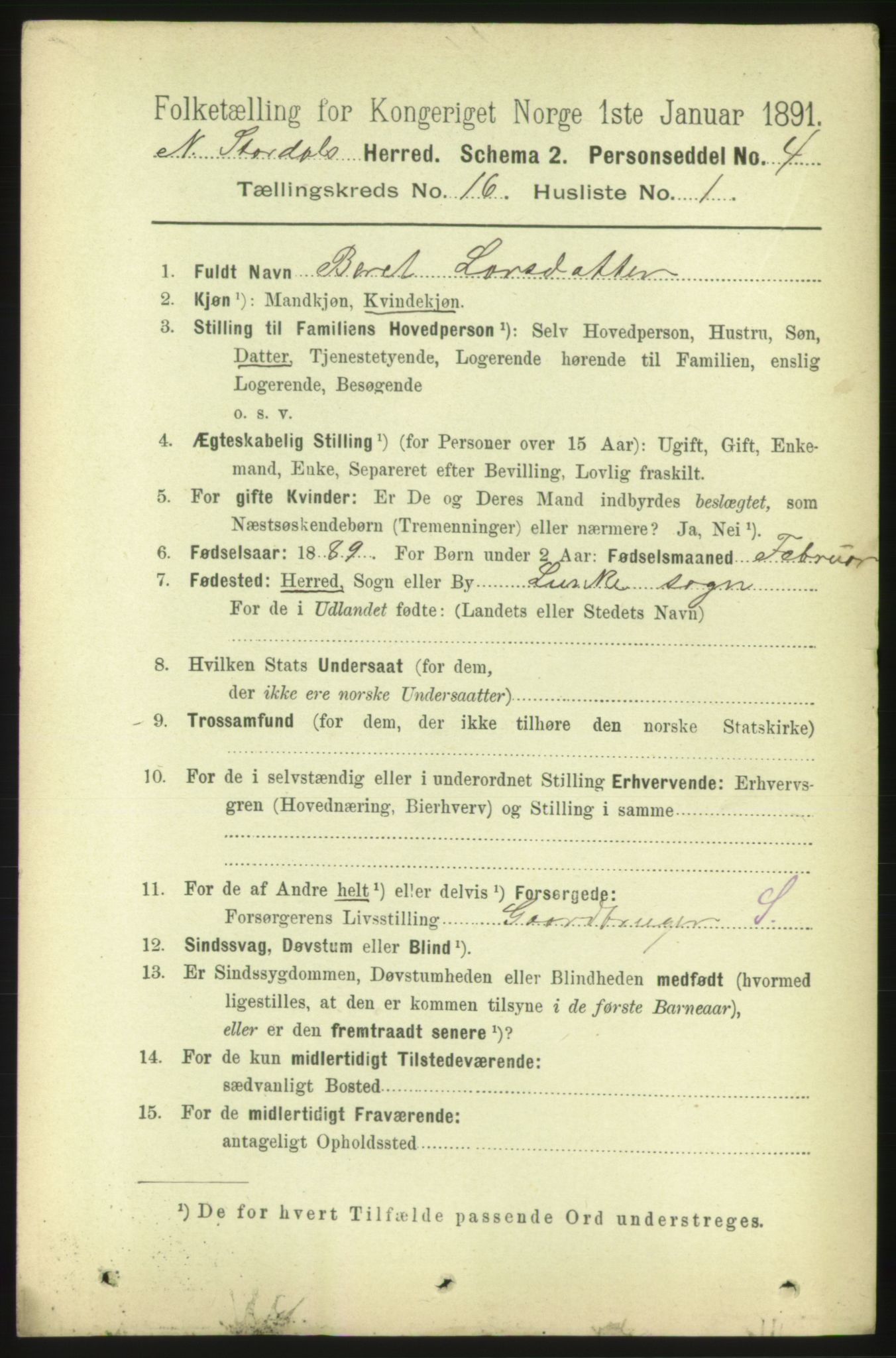 RA, 1891 census for 1714 Nedre Stjørdal, 1891, p. 7536