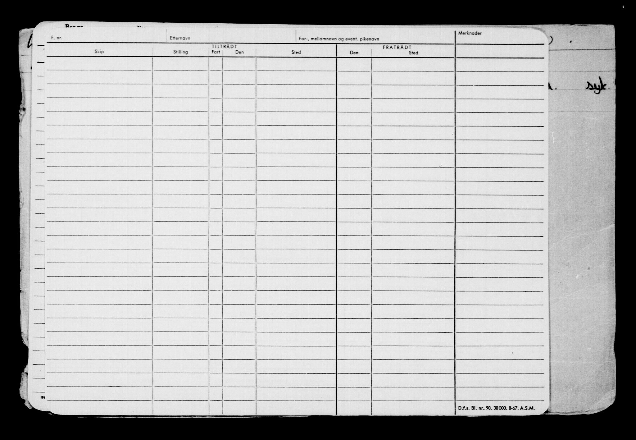 Direktoratet for sjømenn, AV/RA-S-3545/G/Gb/L0139: Hovedkort, 1916, p. 110