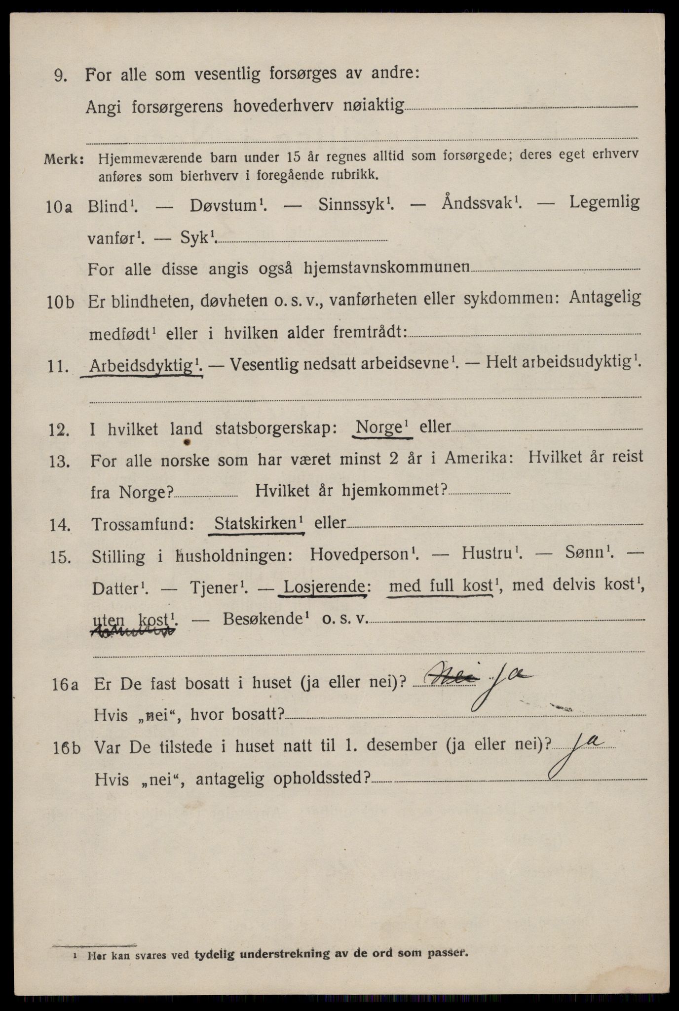 SAST, 1920 census for Avaldsnes, 1920, p. 6270