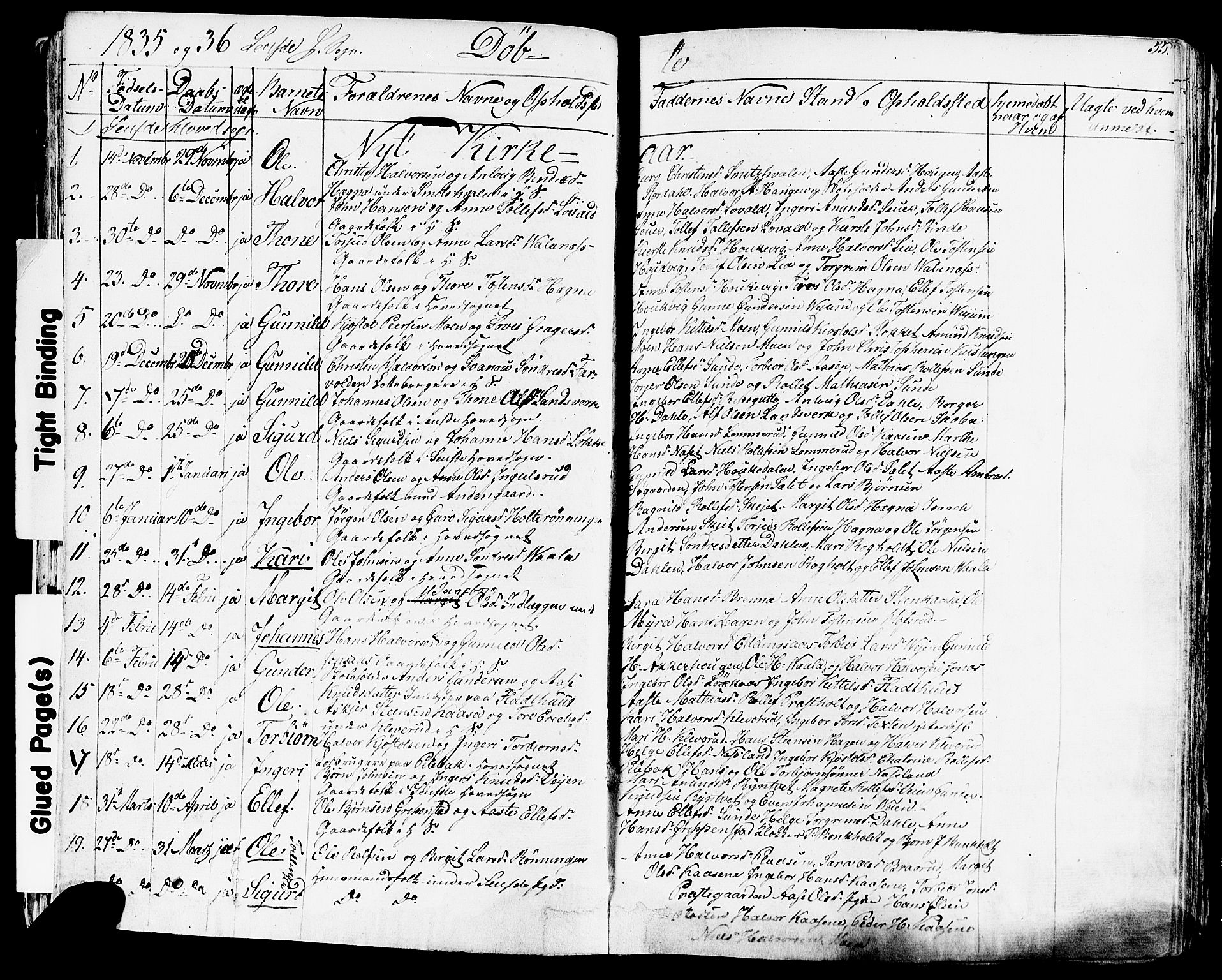 Sauherad kirkebøker, SAKO/A-298/F/Fa/L0006: Parish register (official) no. I 6, 1827-1850, p. 55
